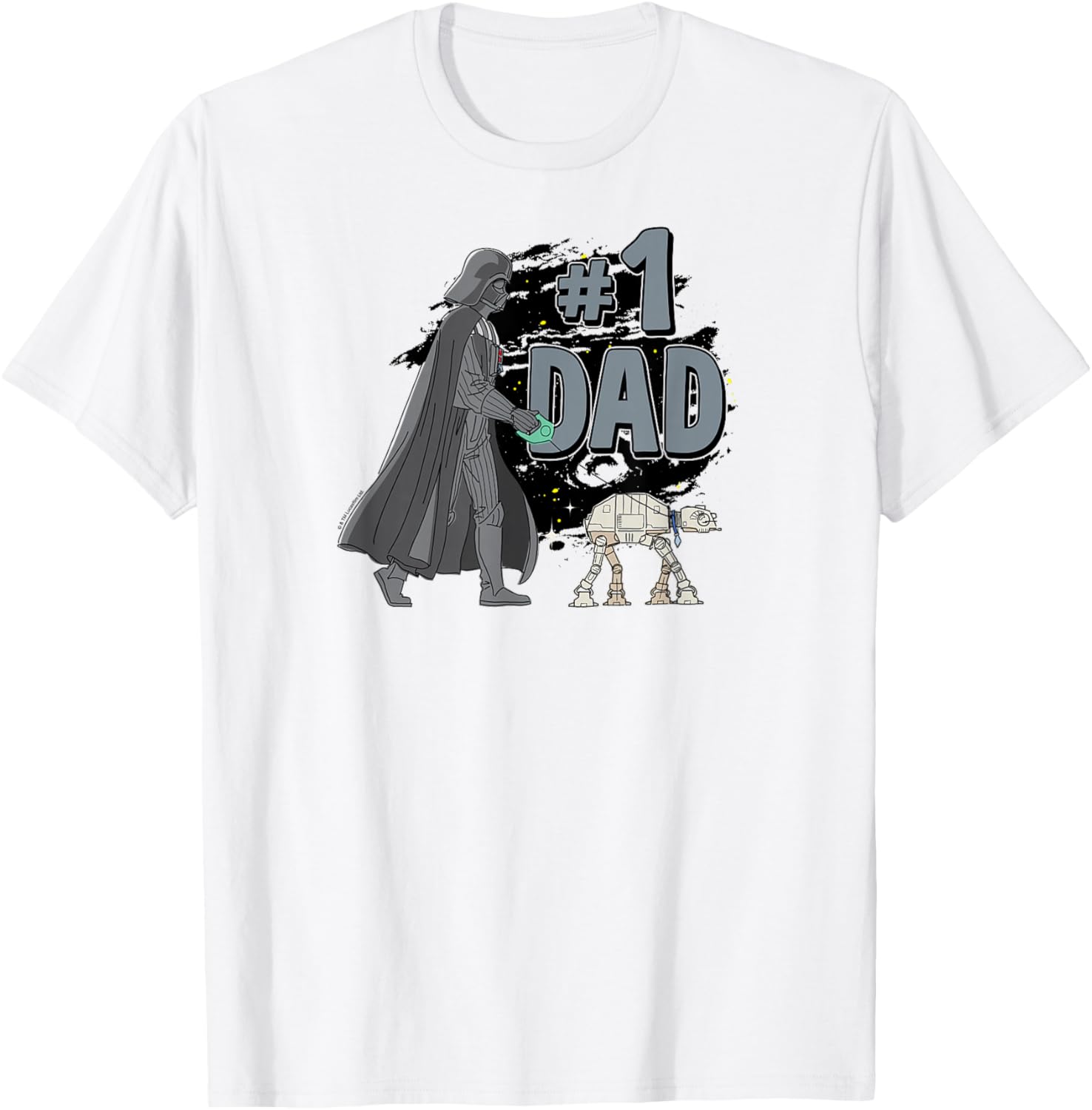 Star Wars Number One Dad Darth T-Shirt for Ultimate Fan Apparel - 4