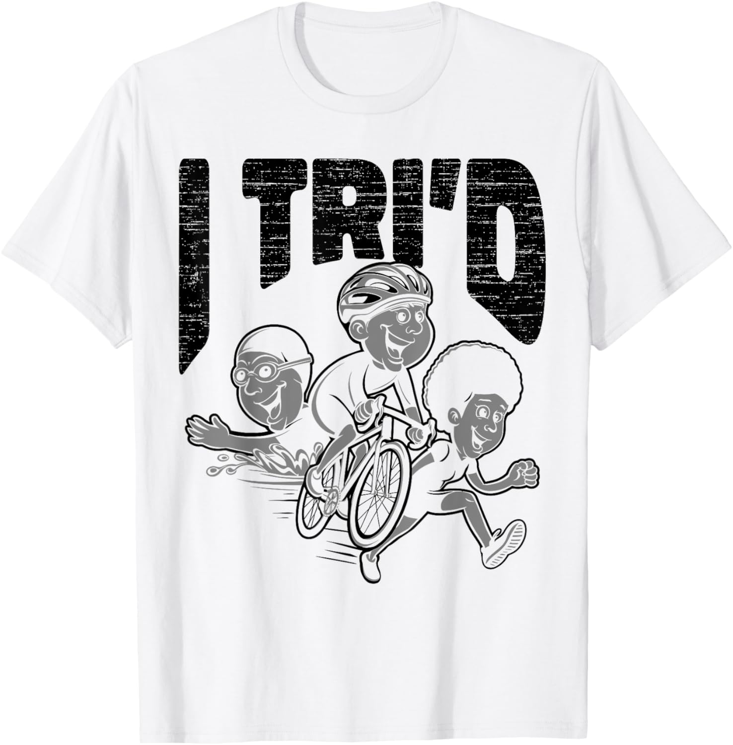 I Tri'd Triathlon Ultra Runner T-Shirt for Passionate Marathoners - 18