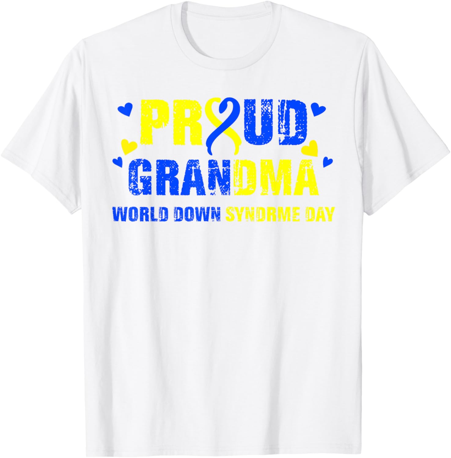 Down Syndrome Grandma Awareness T-Shirt for Proud Family Members - 20