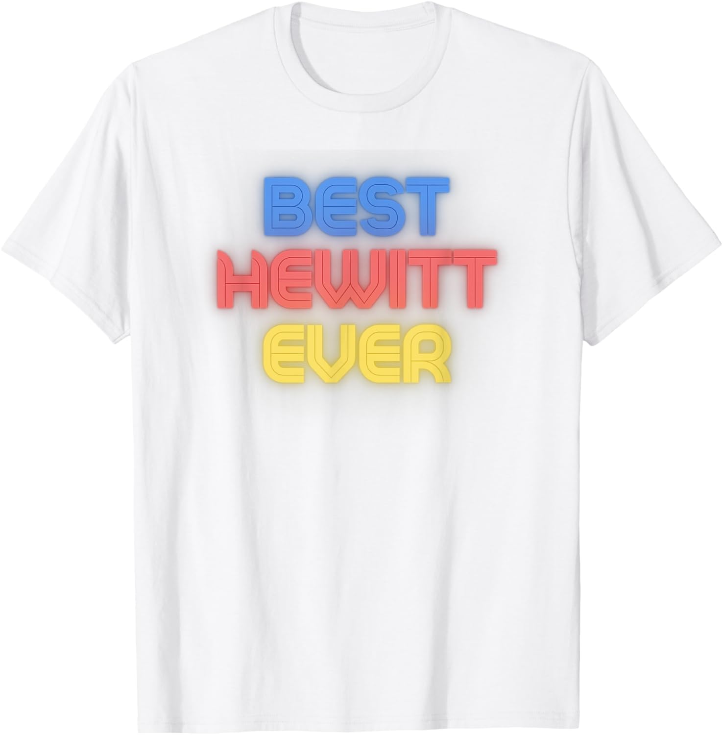 Best Hewitt Ever Funny Hewitt Name T-Shirt for Casual Style - 5