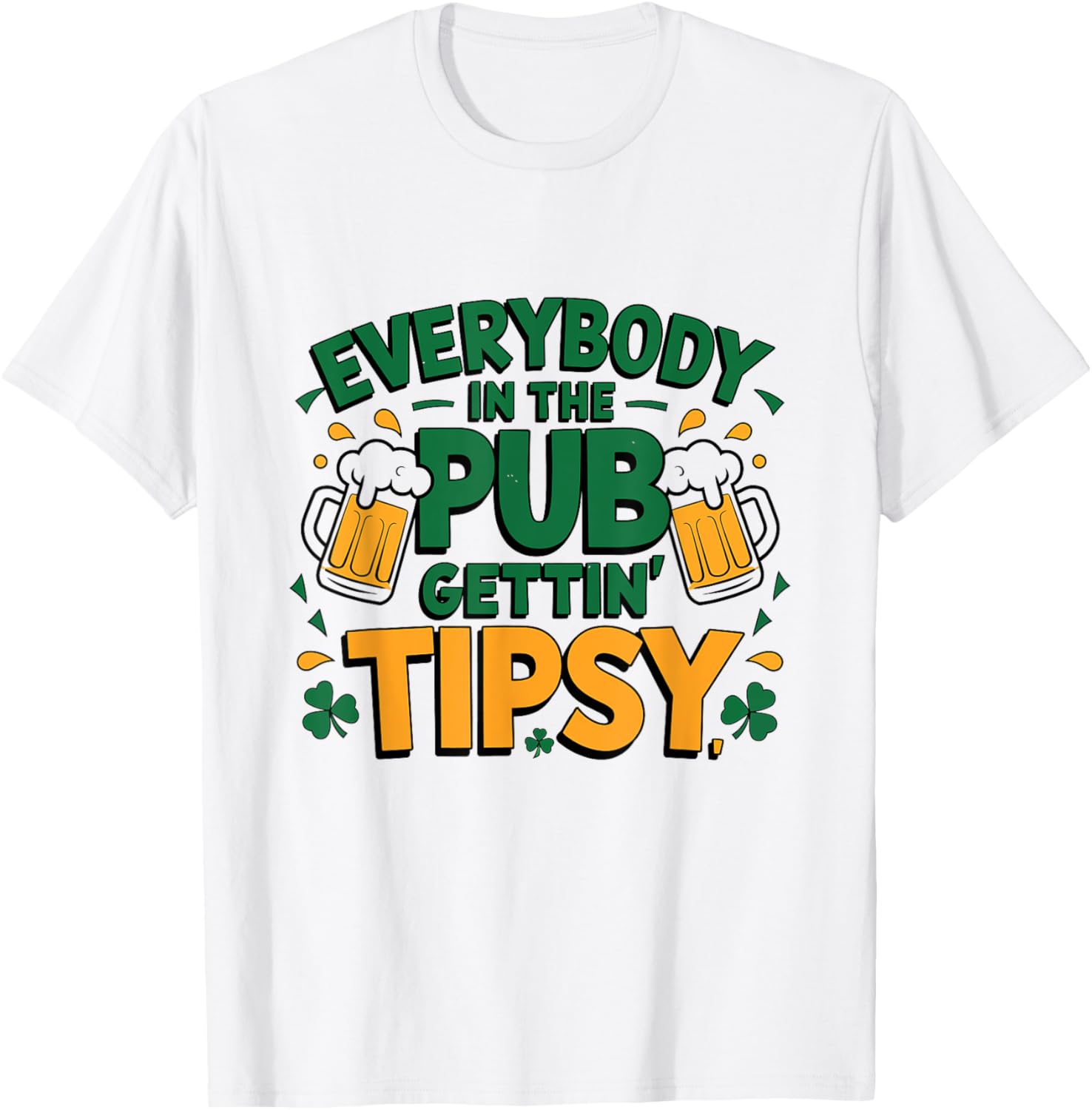 Tipsy Irish St Patrick's Day T-Shirt for Fun Pub Celebrations - 1
