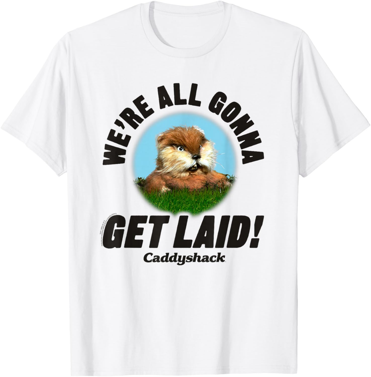Caddyshack Gopher Funny Movie T-Shirt for Fans of Great Comedy - 1