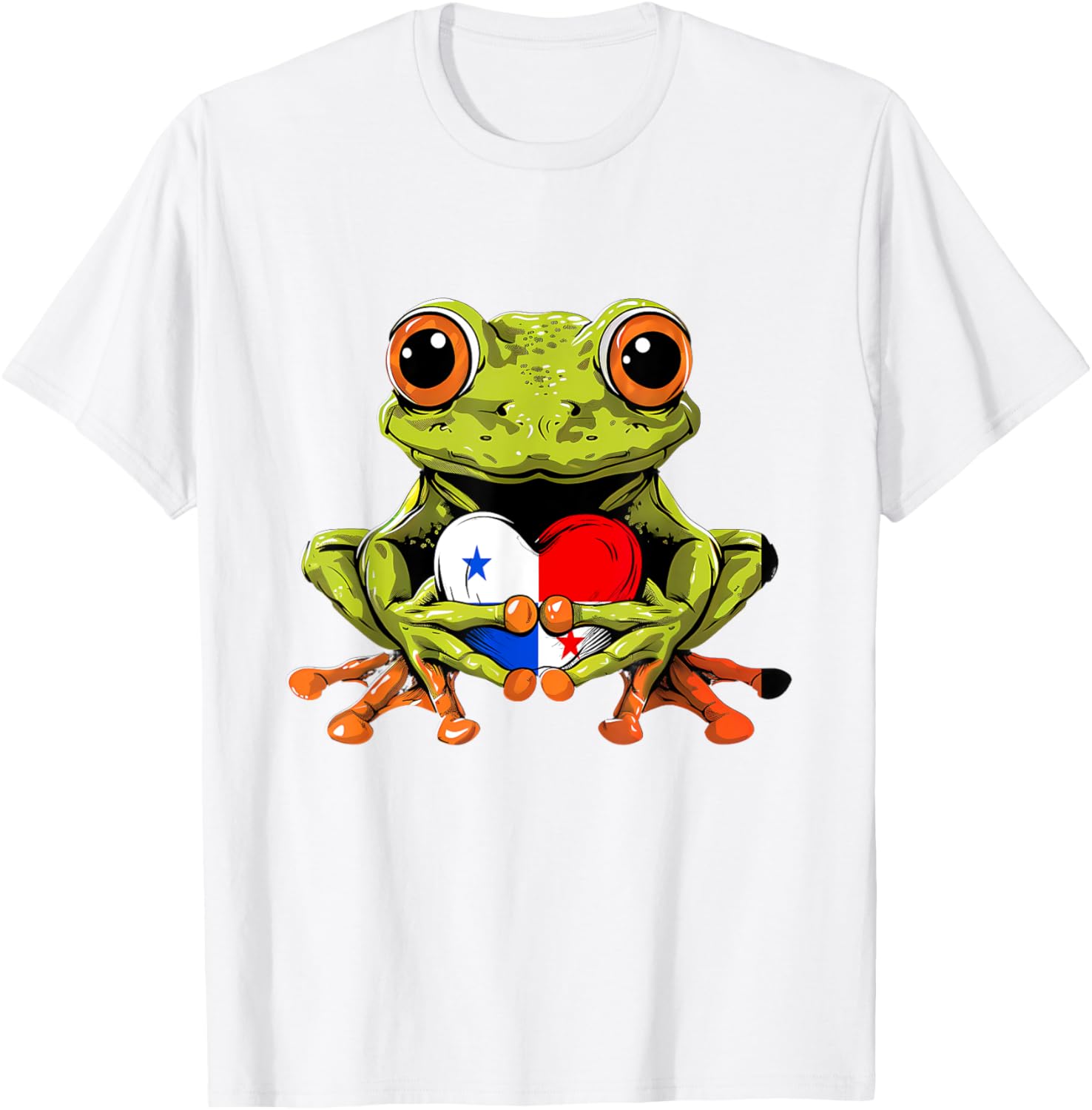 Panama Toad Frog Heart T-Shirt Celebrating Panamanian Roots and Pride - 28