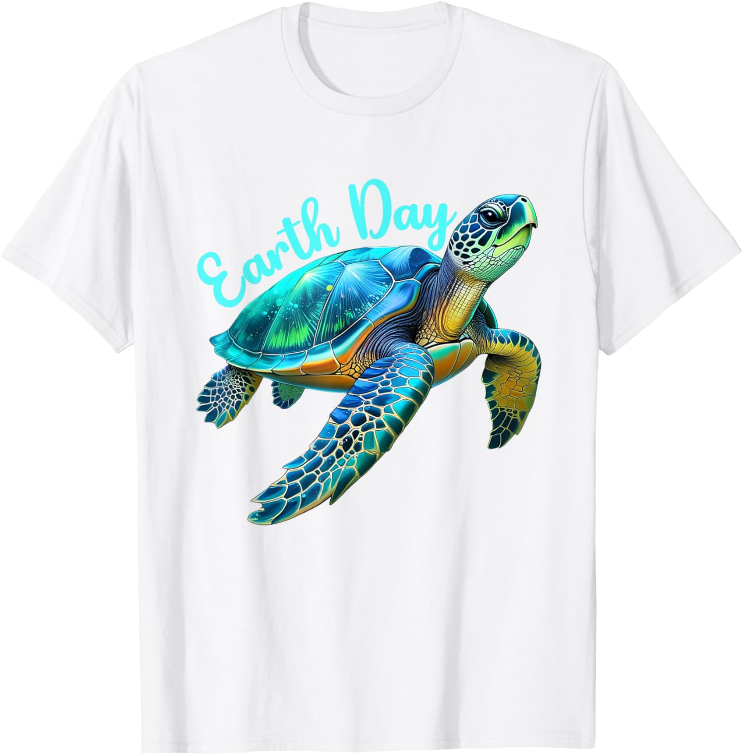 Sea Turtle Earth Day T-Shirt for Men and Women - Save the Planet! - 7