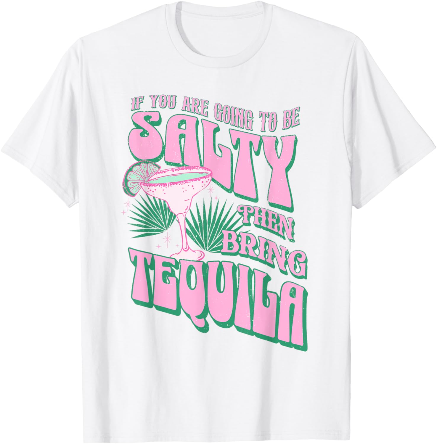 Salty Tequila Cocktail Drinking T-Shirt for Fun Summer Vibes - 2