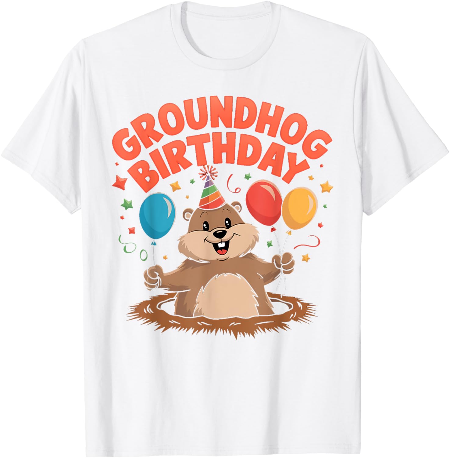 Cute Groundhog Day Birthday T-Shirt for February 2 Celebrations - 9