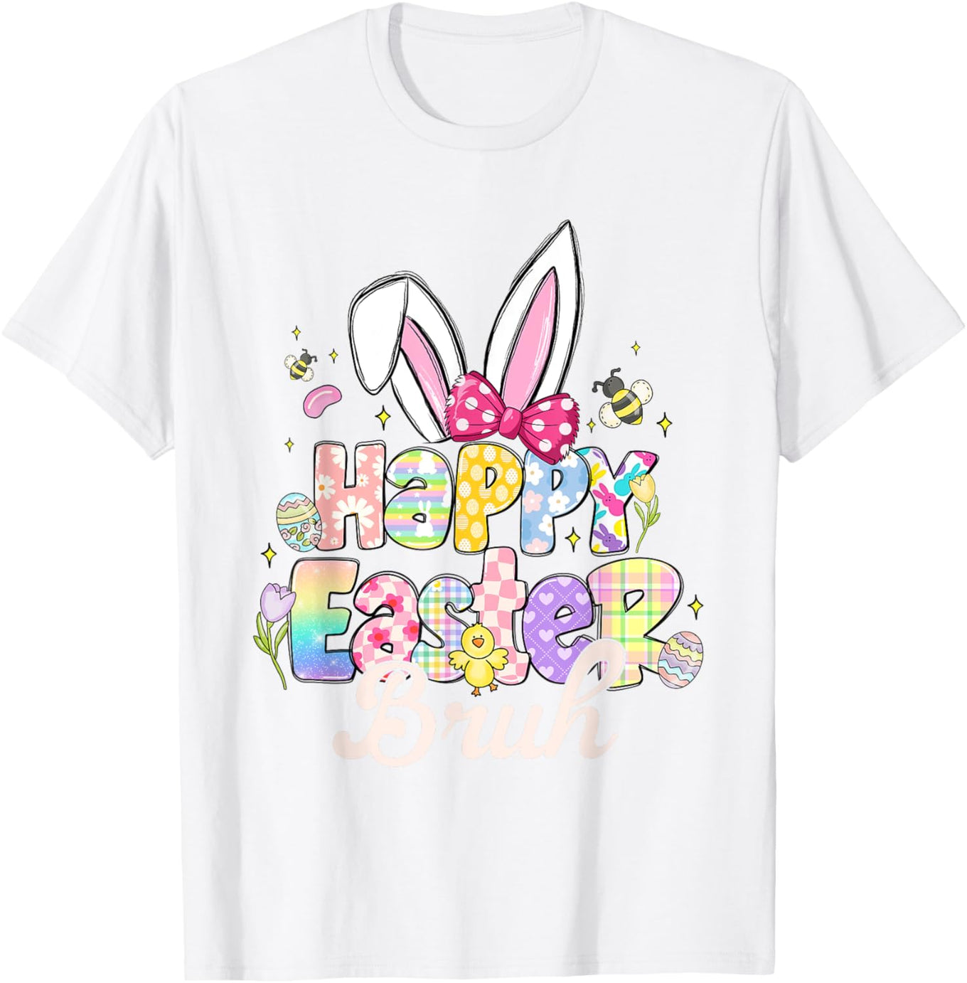 Funny Easter Bruh Meme T-Shirt for Bro Happy Spring Celebrations - 1