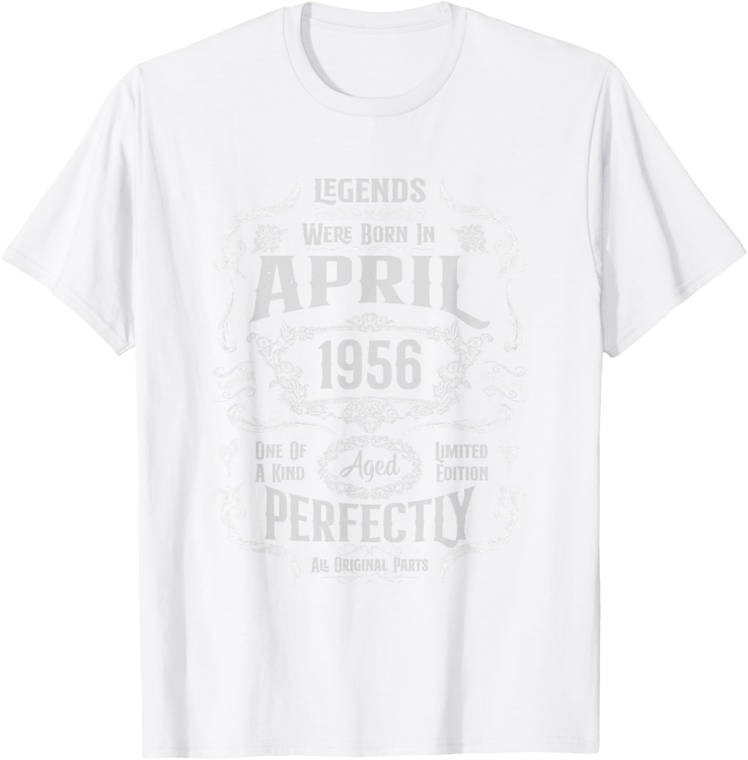 Vintage 69th Birthday Legends April 1956 T-Shirt for Memorable Celebrations - 5