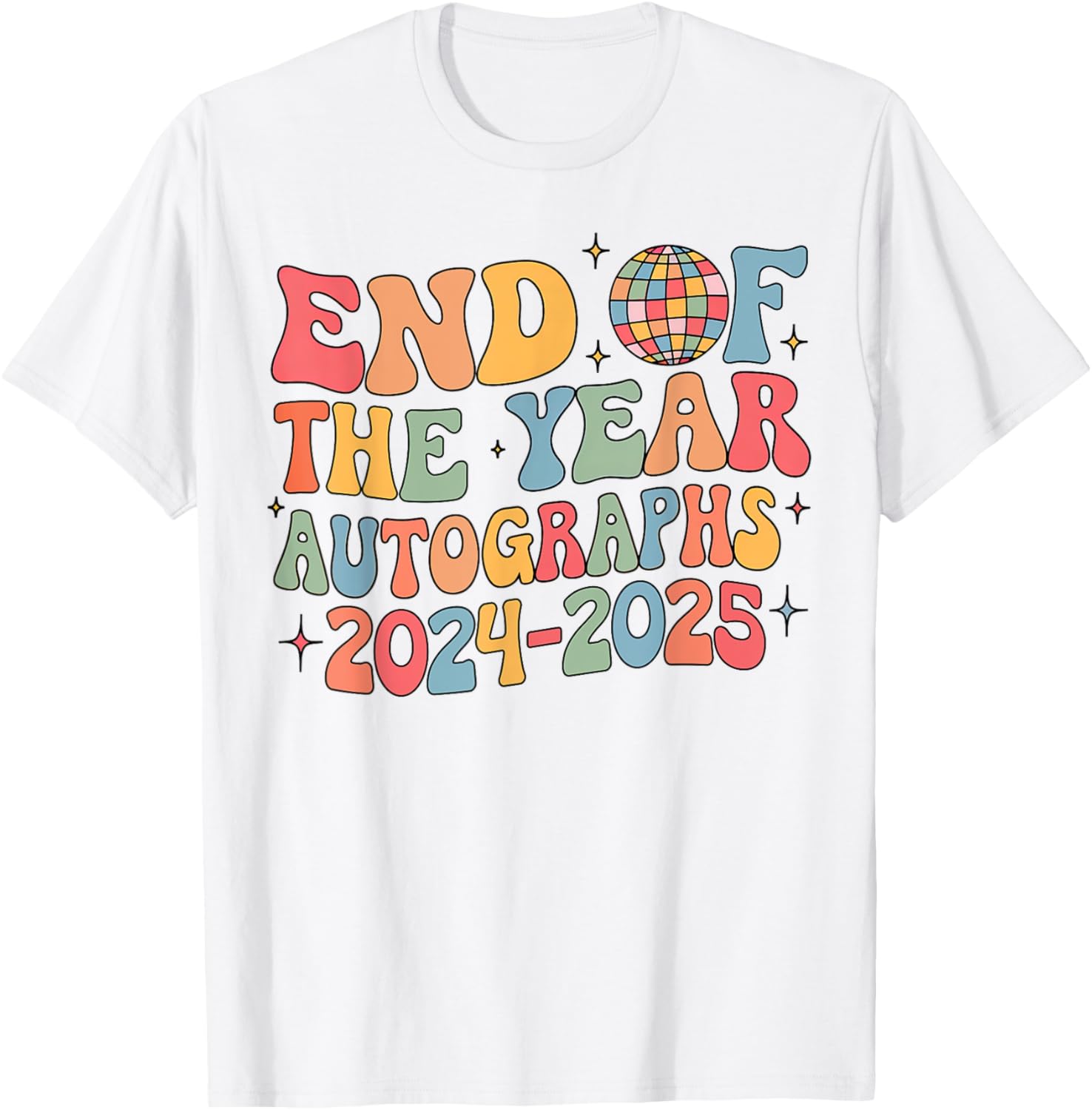 End of Year Autographs T-Shirt for Last Day of School 2024/2025 - 28