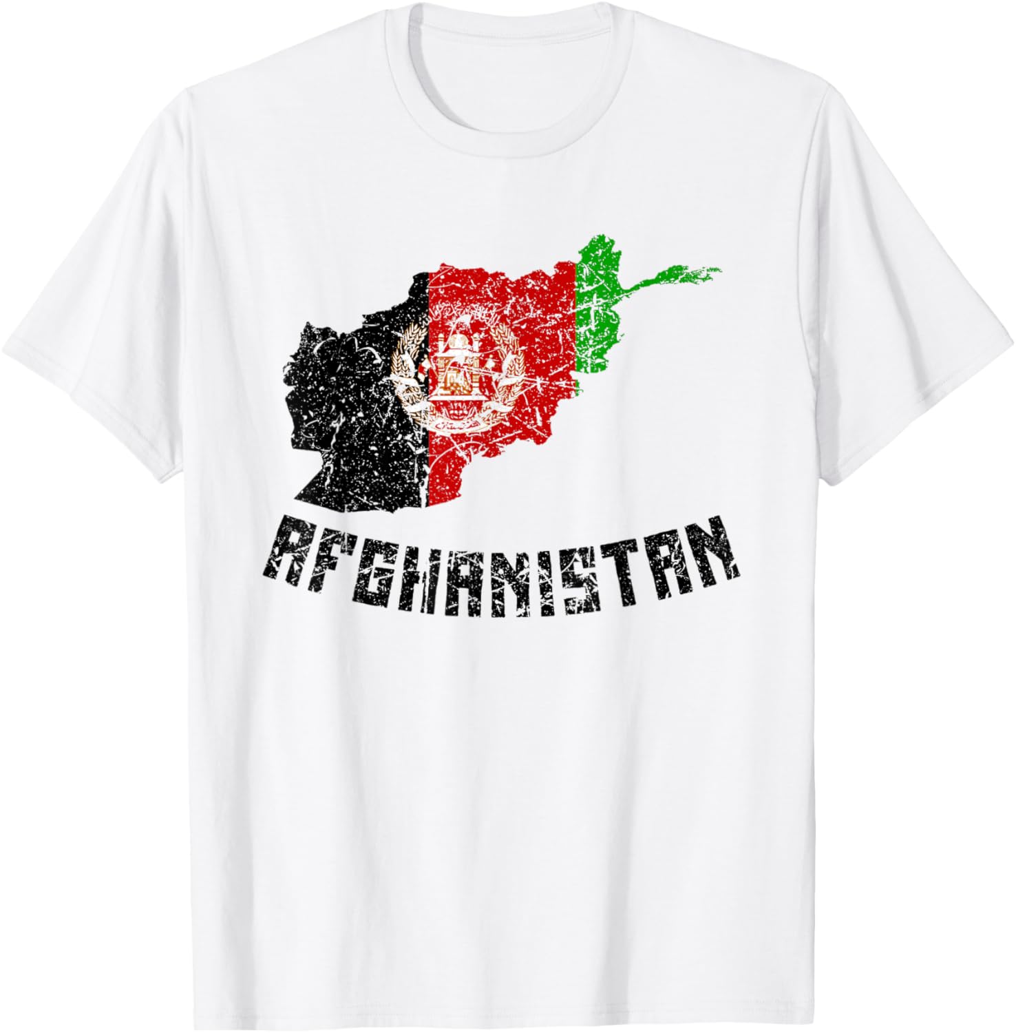 Distressed Afghan Flag T-Shirt for Men, Women, and Kids – Stylish Apparel - 5