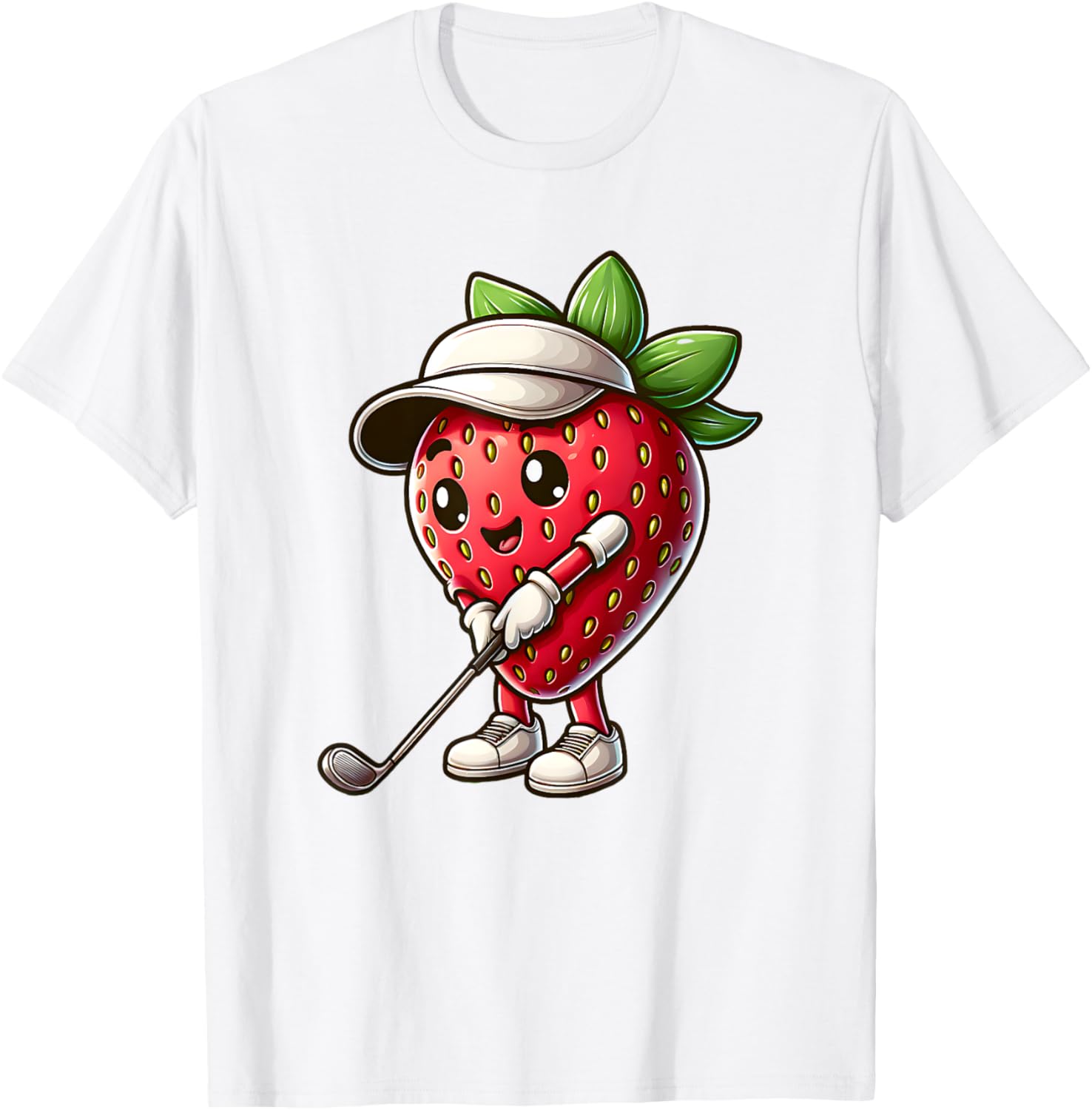 Funny Strawberry Golf Buddy T-Shirt for Golf Lovers and Friends - 9