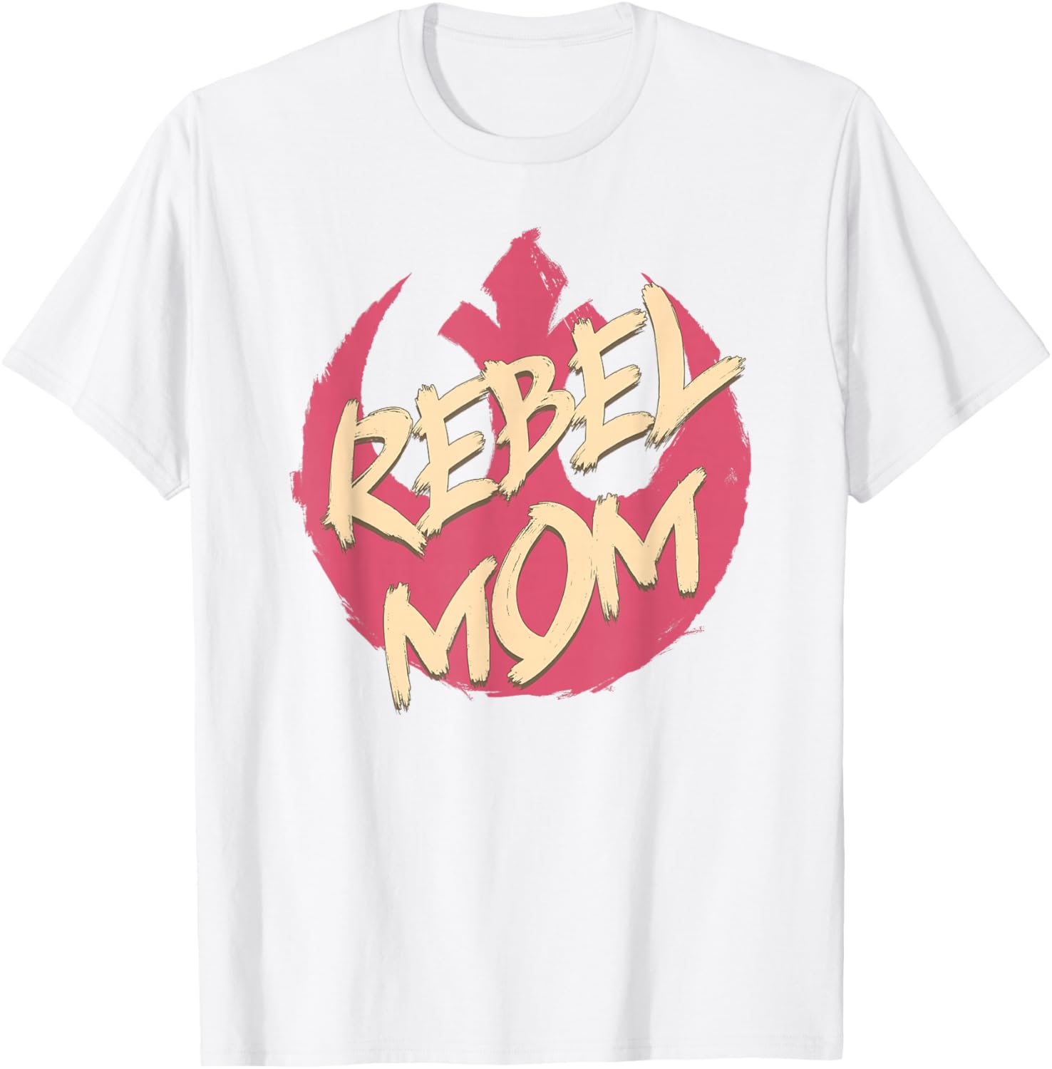 Star Wars Mother's Day Rebel Mom Distressed Logo T-Shirt for Her - 12
