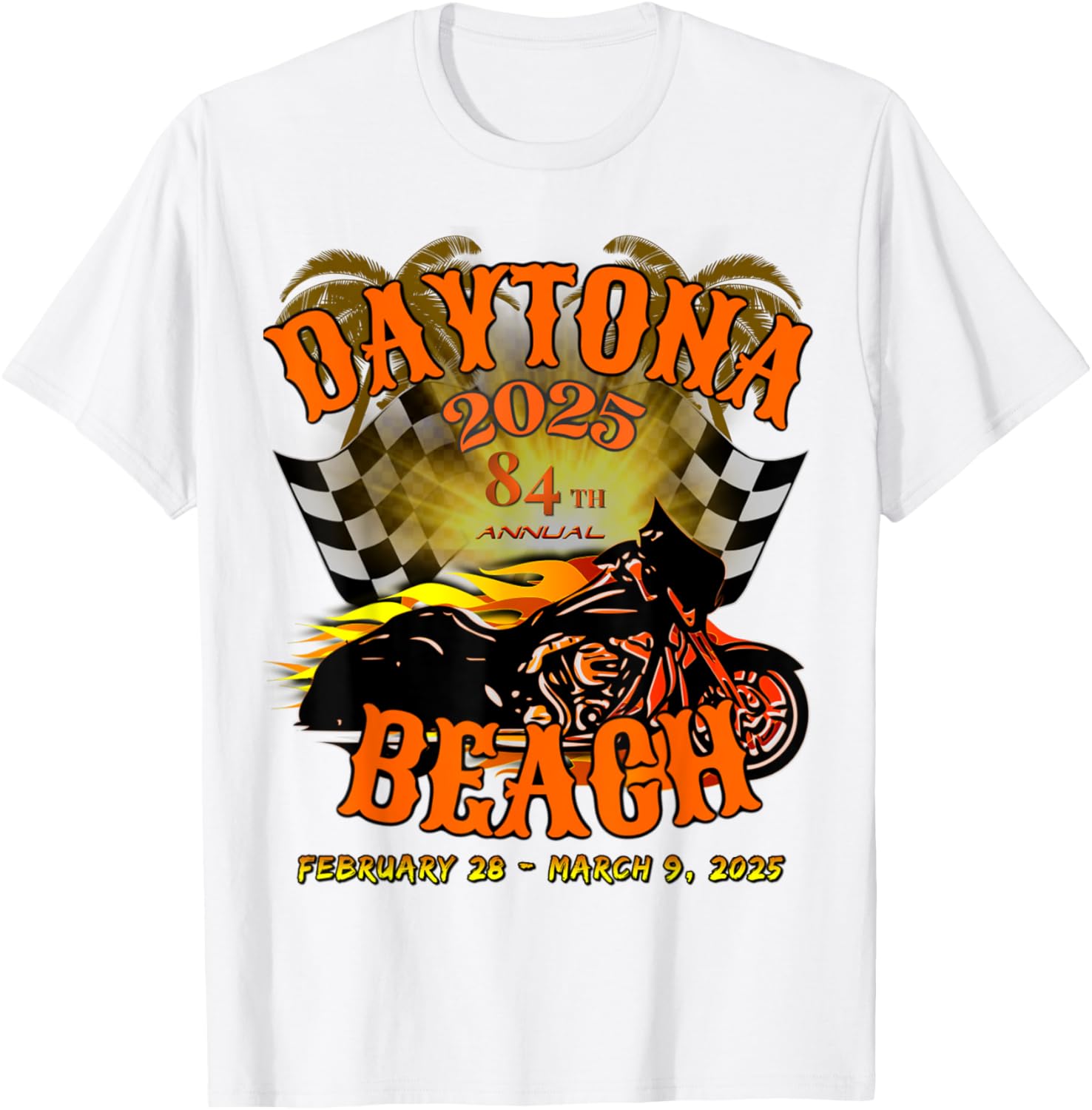 Bike Week 2025 Vintage Rally T-Shirt 84th Annual Event Apparel - 4
