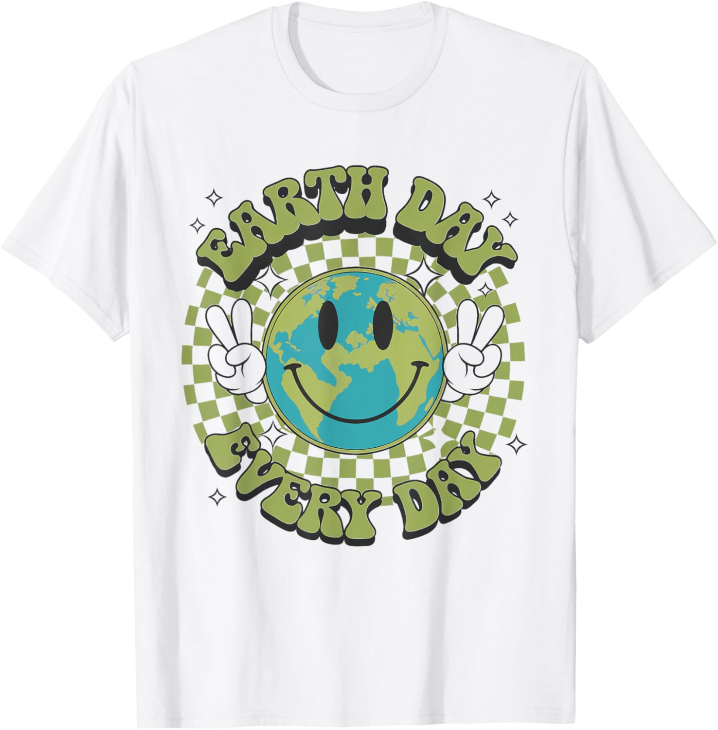 Funny Earth Day Everyday Hippie Planet T-Shirt for Men and Women - 14