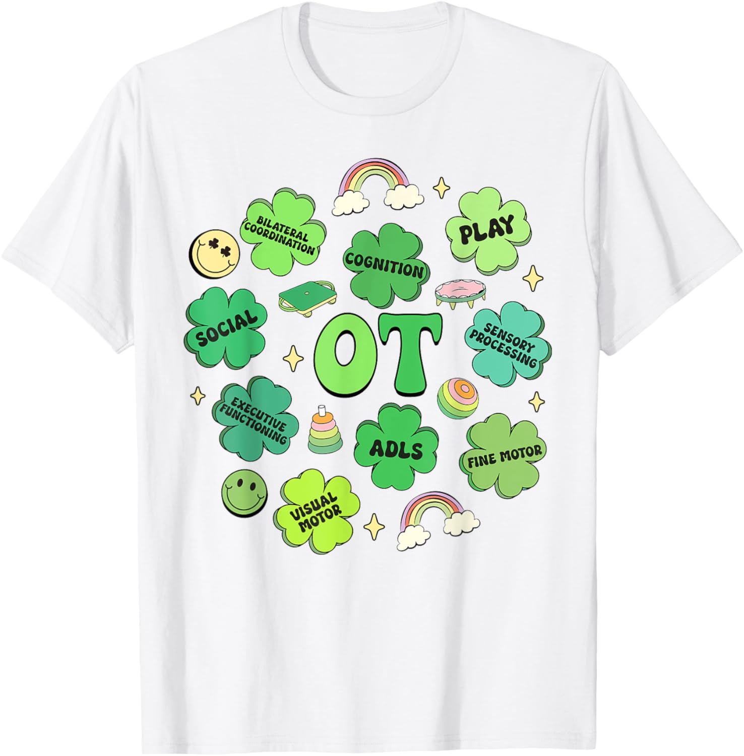 Saint Patrick's Day OT Therapist T-Shirt for Occupational Therapy Fun - 12