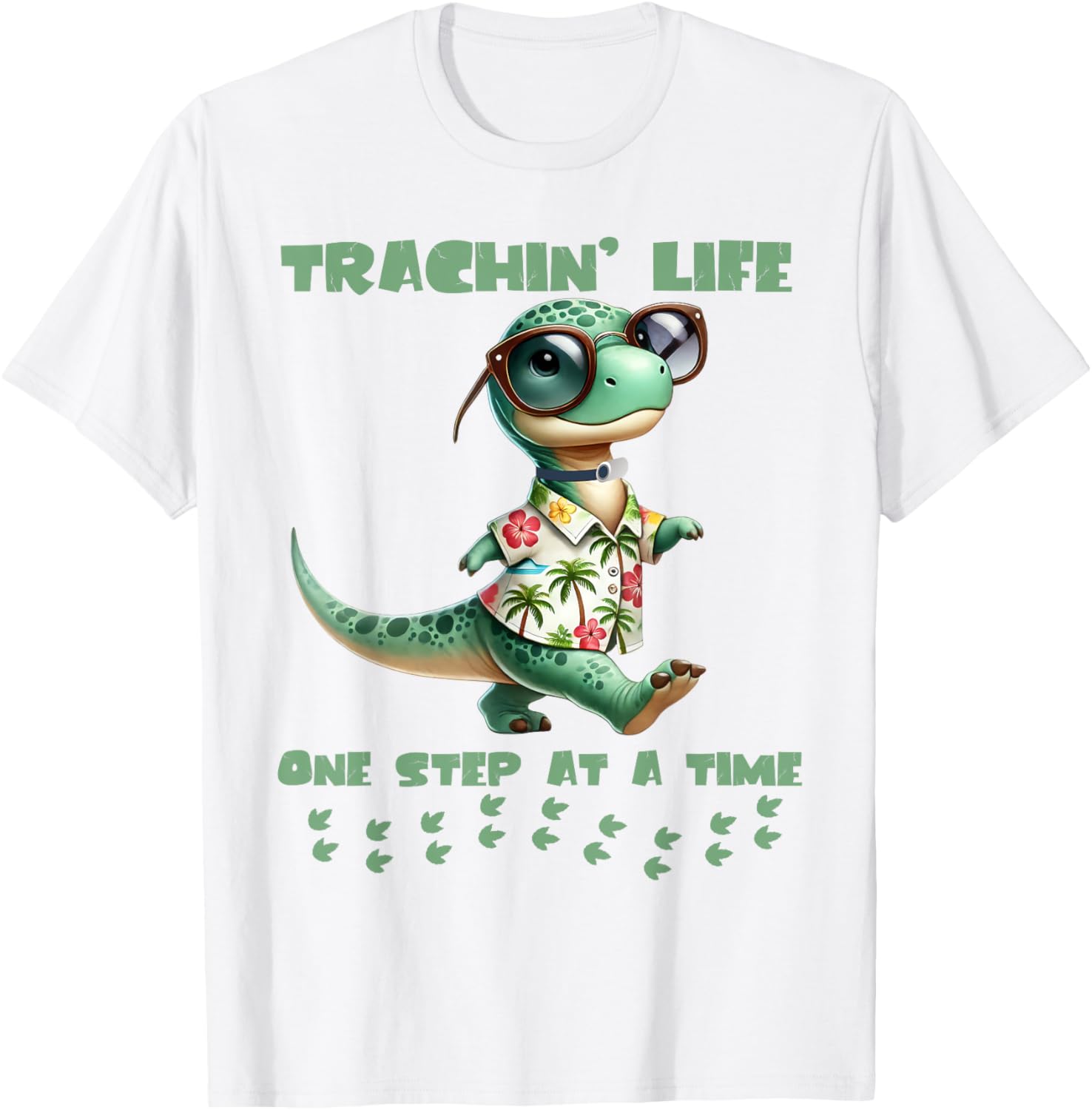 Trachin Life One Step at a Time Tracheostomy Awareness T-Shirt - 9