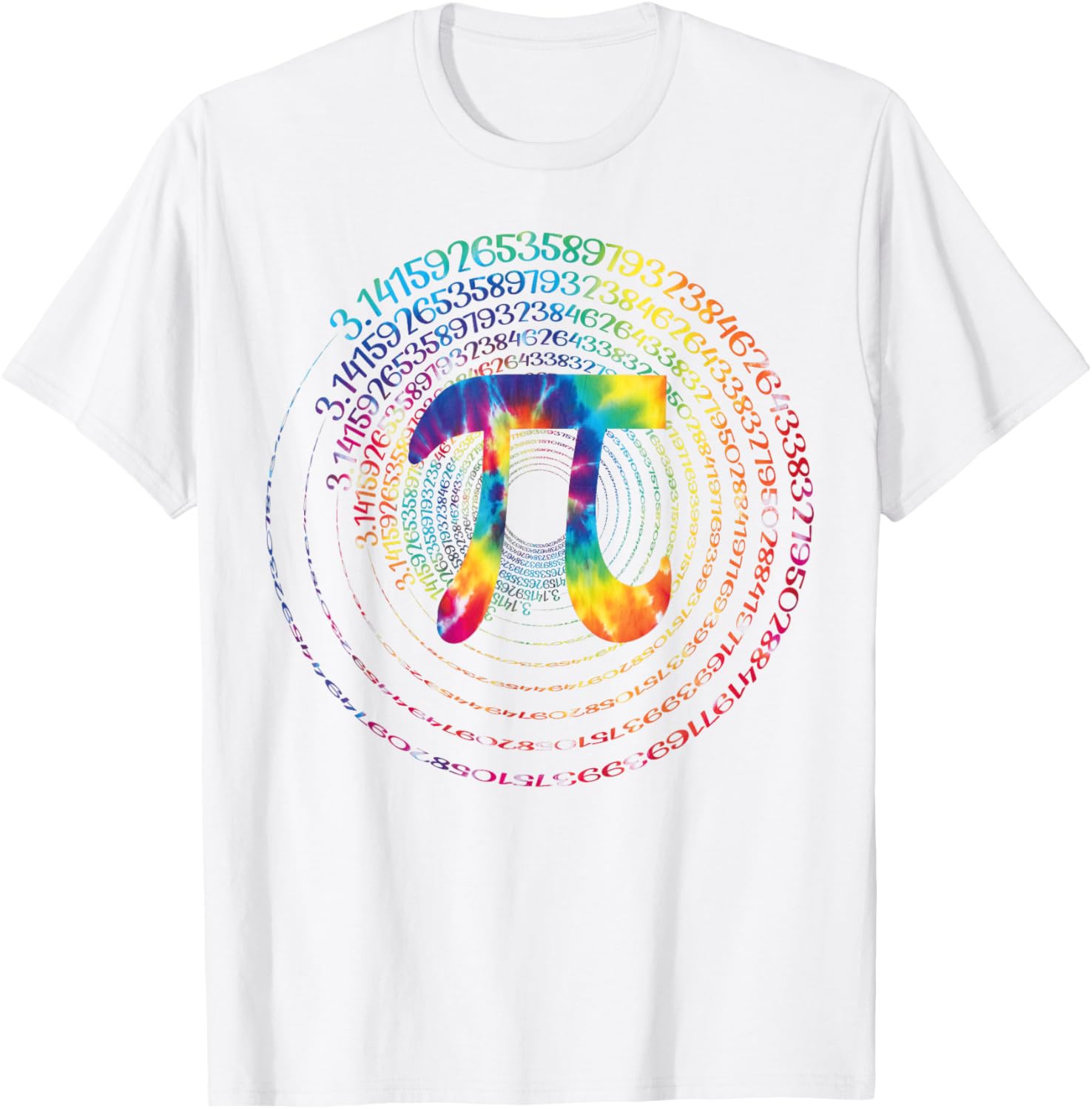 Funny Pi Day Tie Dye T-Shirt - Celebrate Math with 3.14 Style! - 4