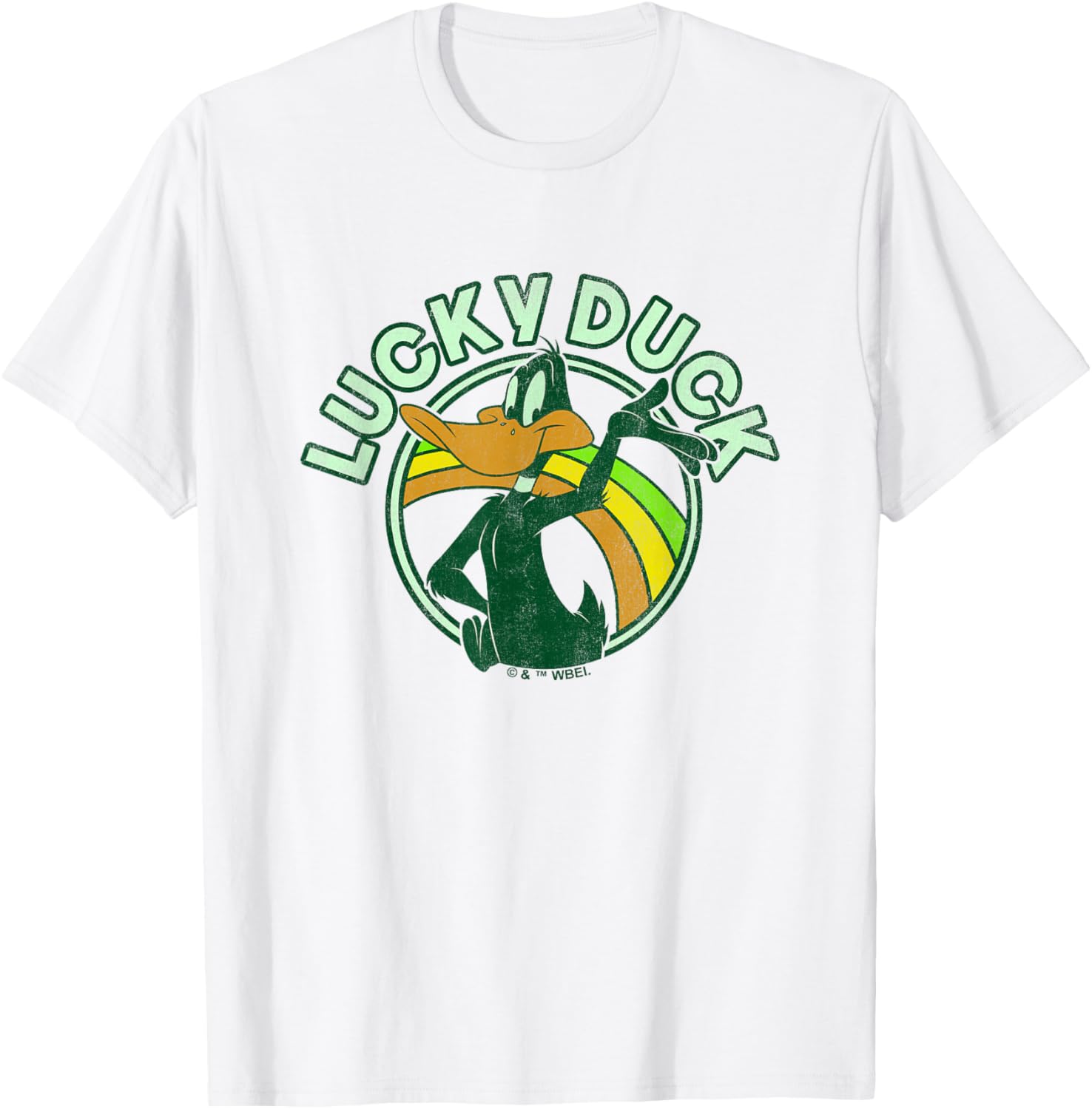Retro Daffy Duck St. Patrick's Day T-Shirt for Fun Celebrations - 4