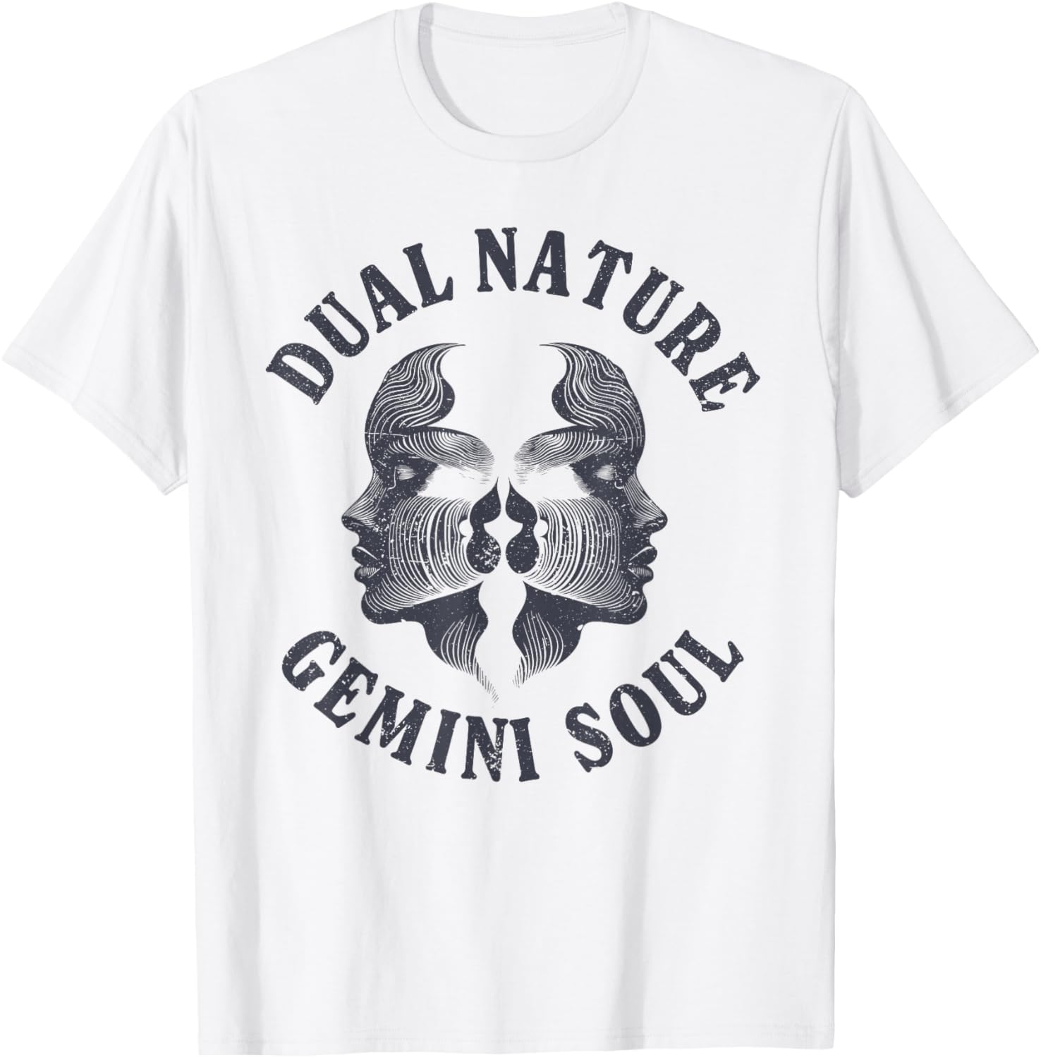 Gemini Zodiac Symbol Astrology T-Shirt for Horoscope Lovers - 6