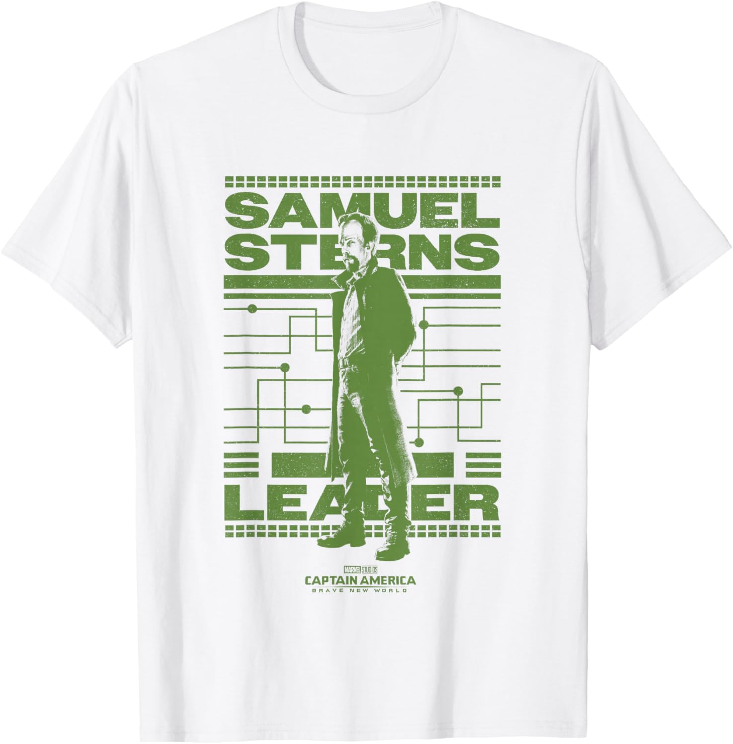 Marvel Captain America Brave New World Samuel Sterns Poster T-Shirt - 1