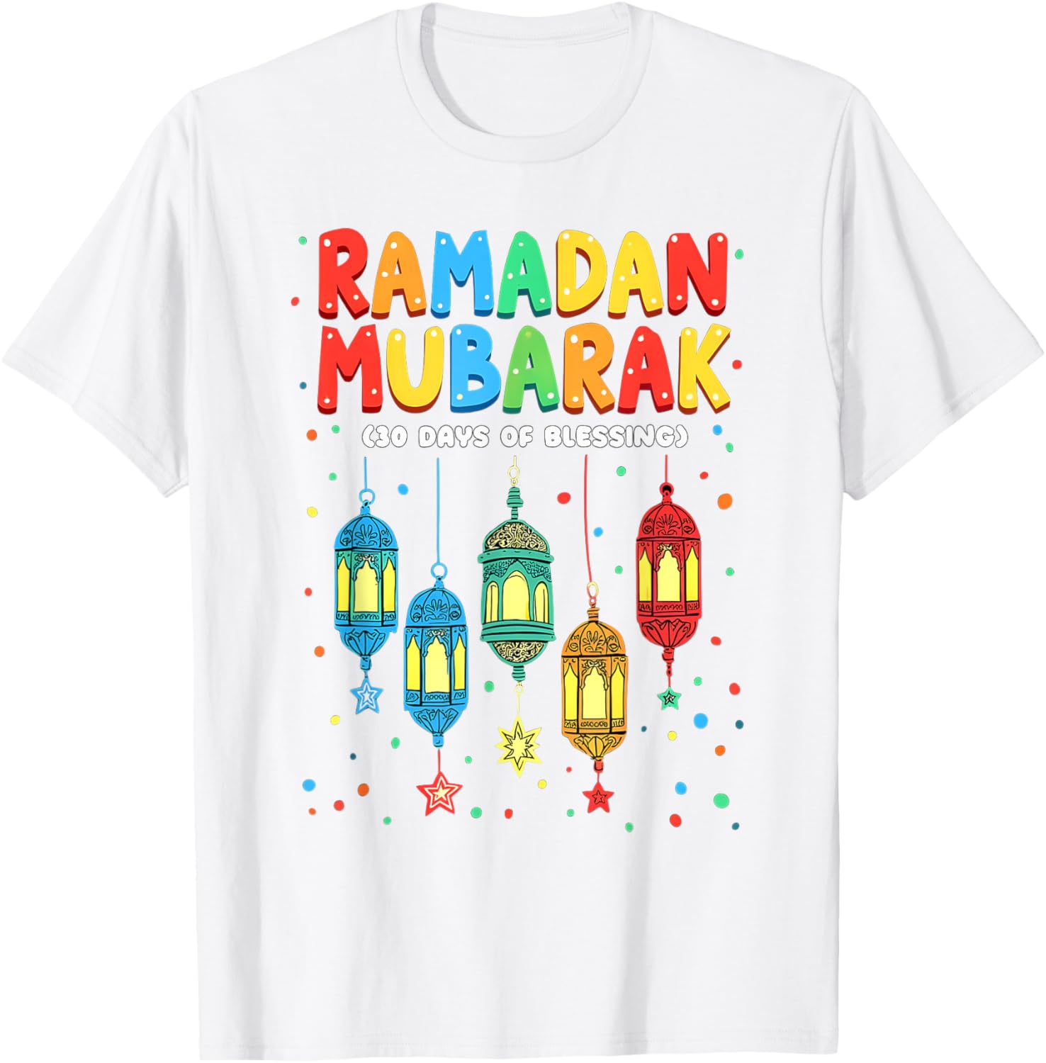 Happy Ramadan Boys Youth T-Shirt for Kids - Fun and Festive Apparel - 4