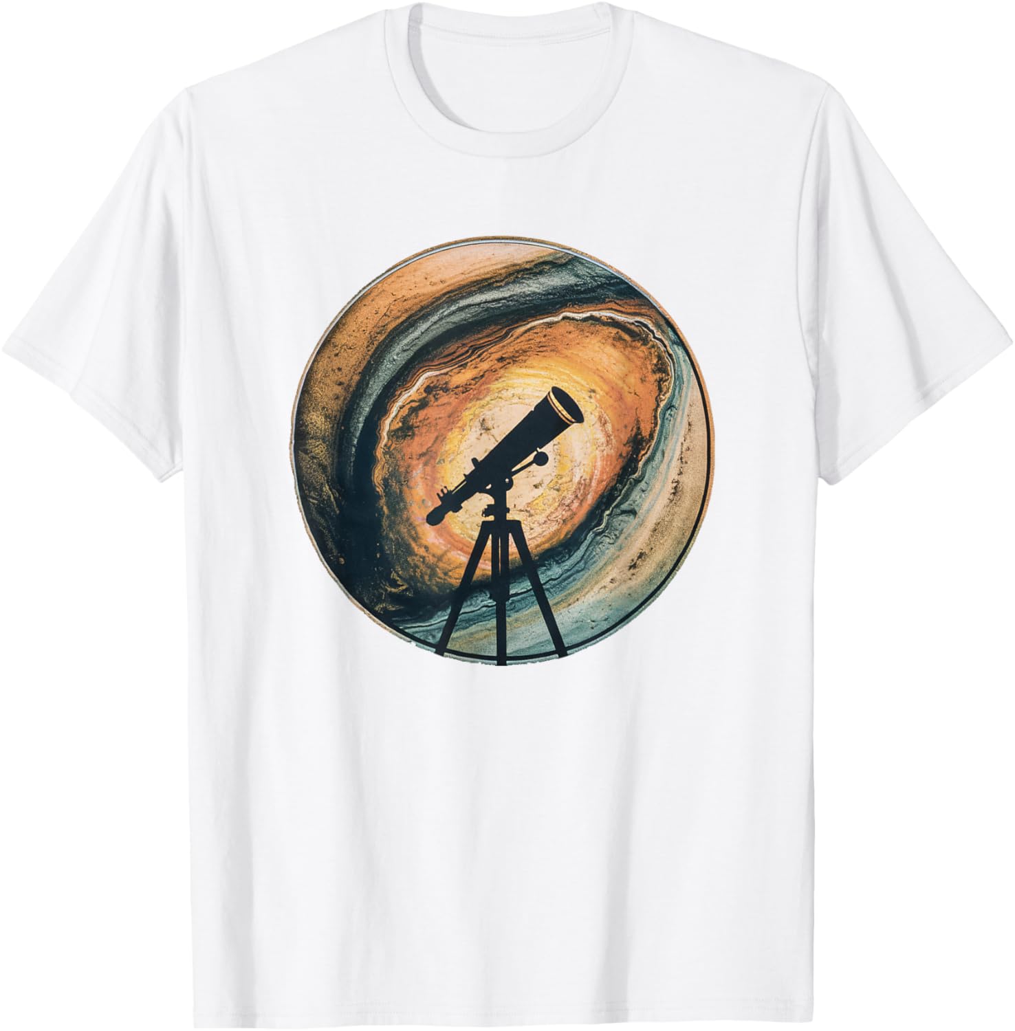 Astronomy Telescope Stargazing T-Shirt for Space Lovers and Astronomers - 14