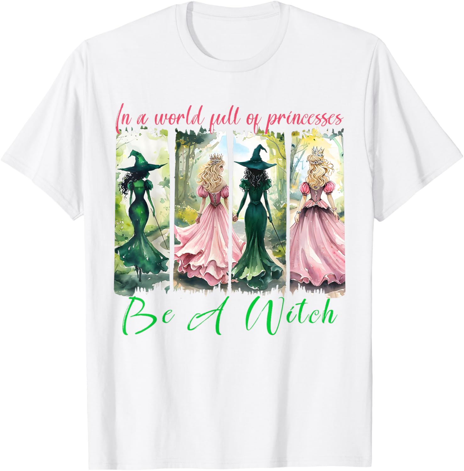 Be a Witch Not a Princess Halloween T-Shirt for Women Stylish Outfit - 19