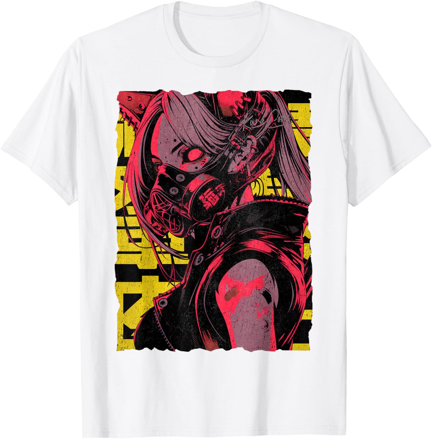 Japanese Cyberpunk Y2K Techwear Anime T-Shirt for Streetwear Lovers - 9
