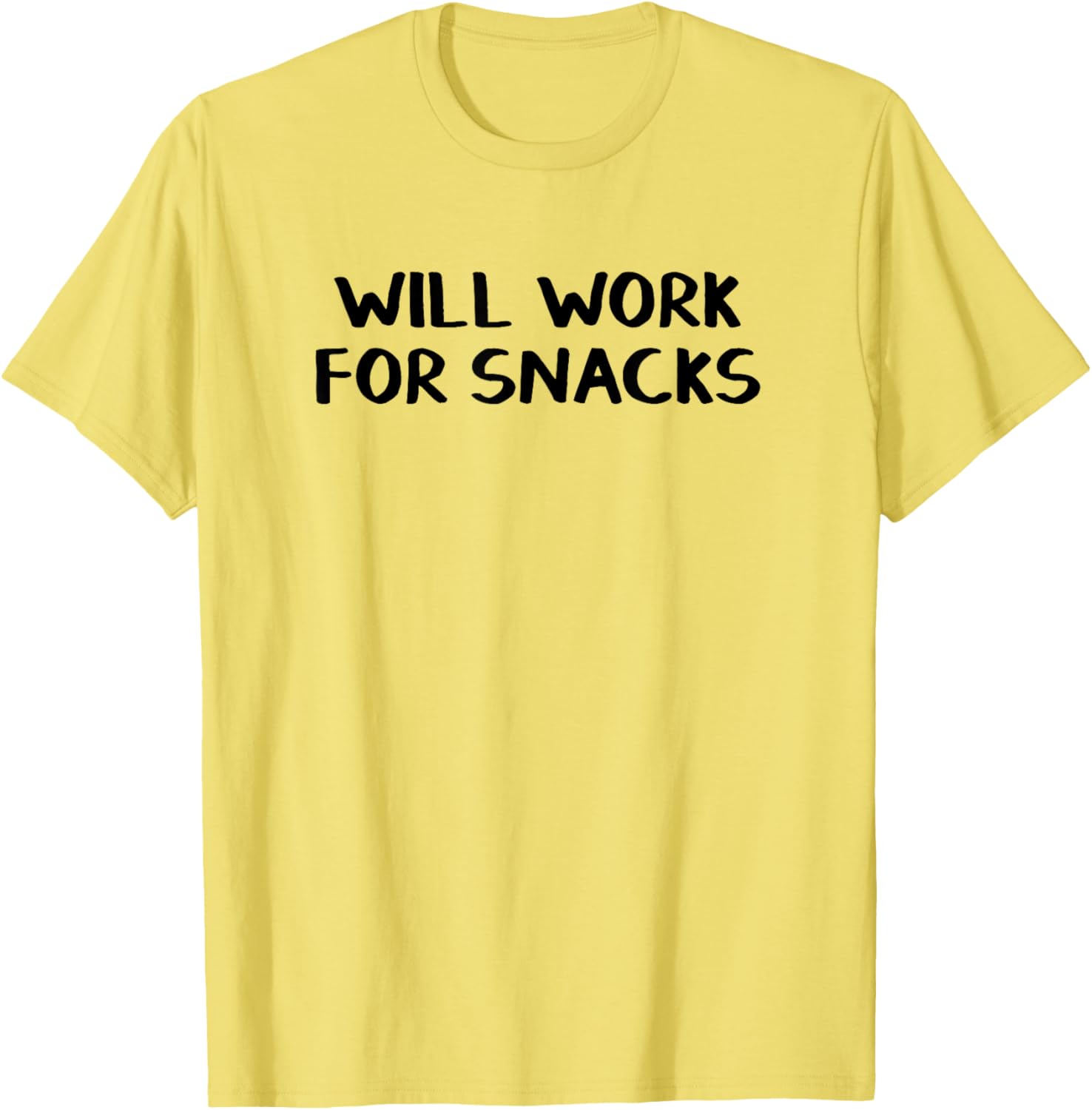 Will Work For Snacks T-Shirt Fun Graphic Tee for Food Lovers - 6