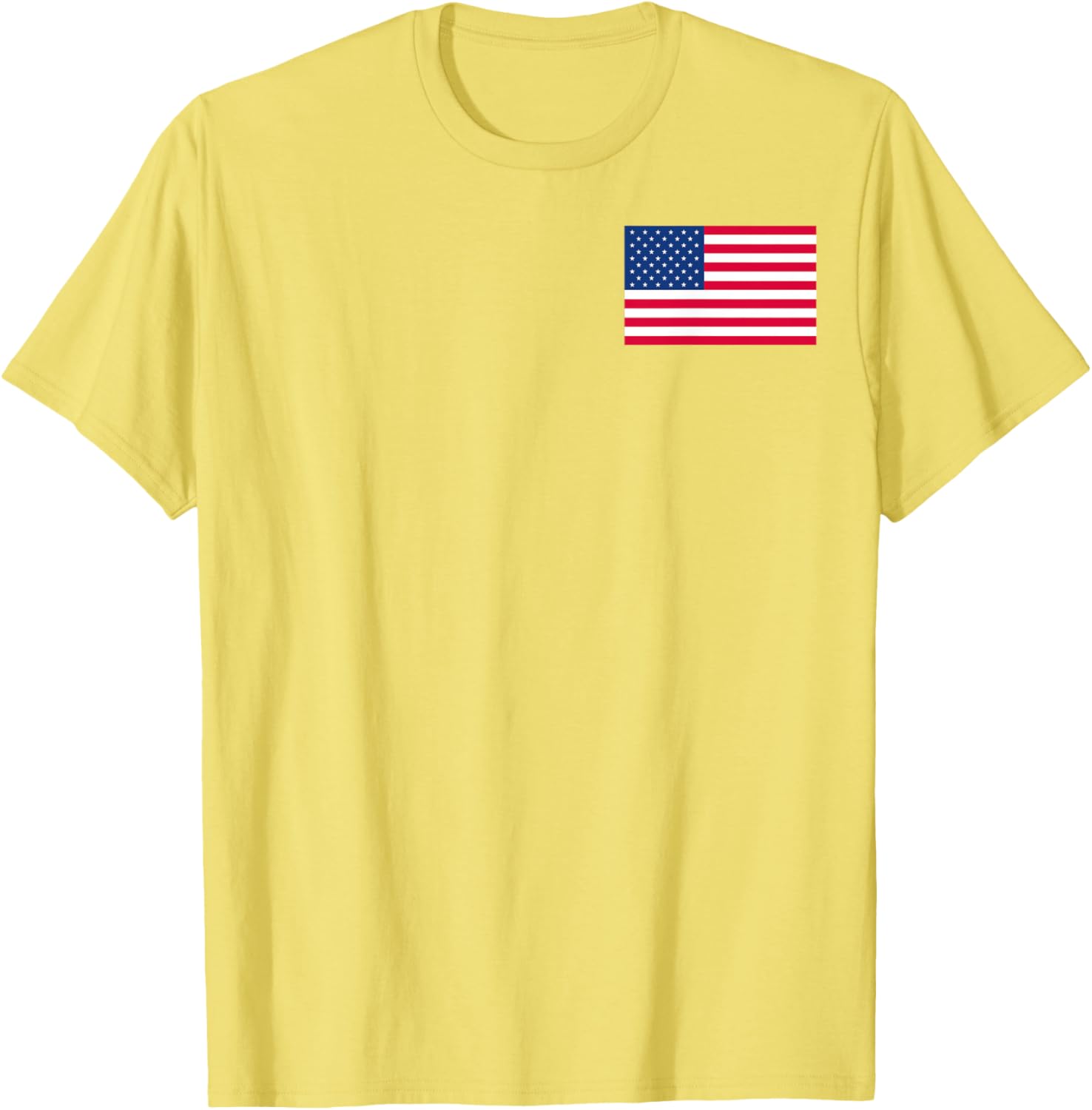 Patriotic American Flag Small Print T-Shirt for Casual Style Lovers - 10