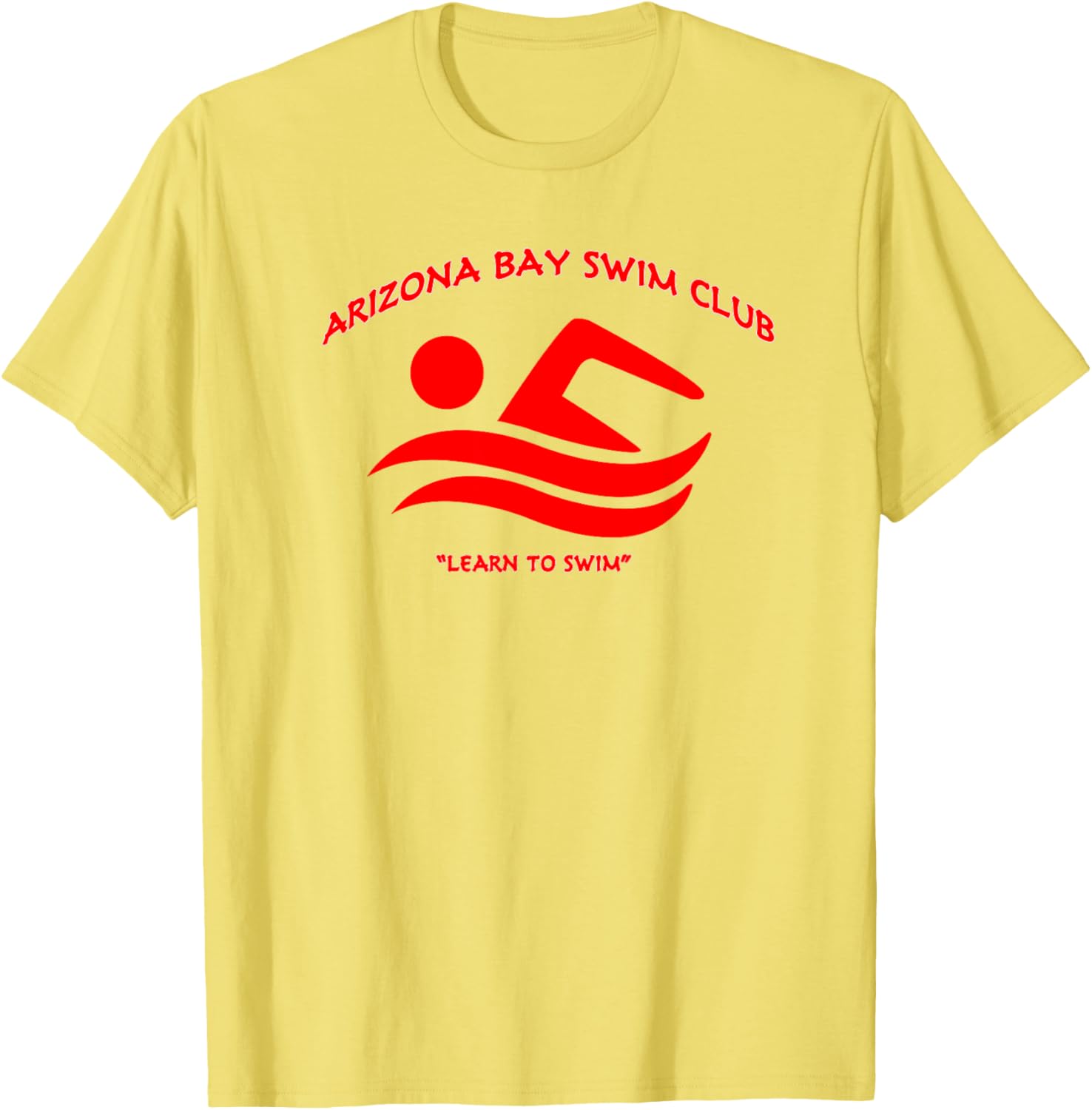 Red Swim Club Bay Arizona T-Shirt - Stylish Swimwear Apparel for All - 4