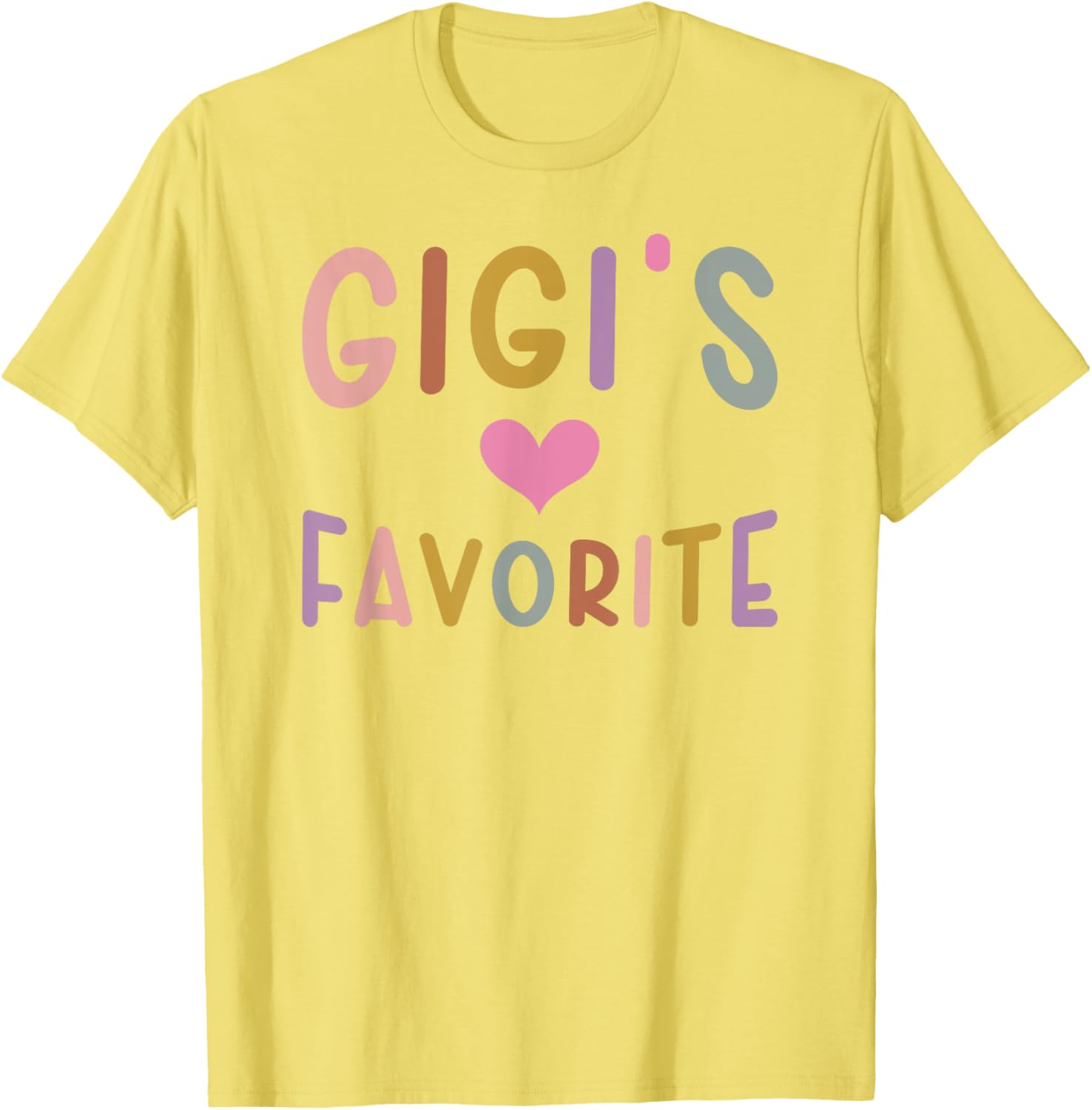 Gigi's Favorite T-Shirt for Grandchildren - Cute Gift for Family Love - 4