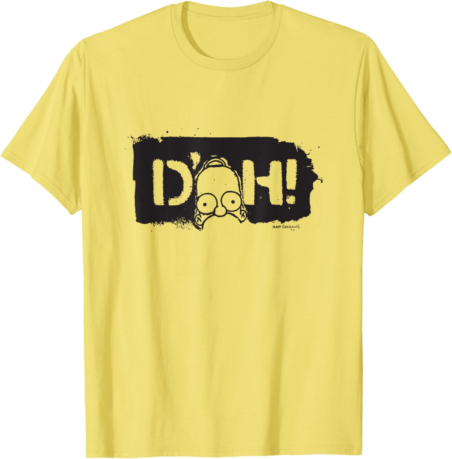 The Simpsons Homer D'Oh Distressed Graffiti Logo T-Shirt for Fans - 7