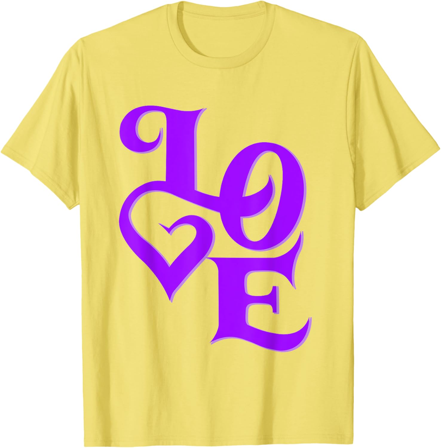 Purple Love Graphic T-Shirt for Stylish Casual Wear and Unique Fashion - 14