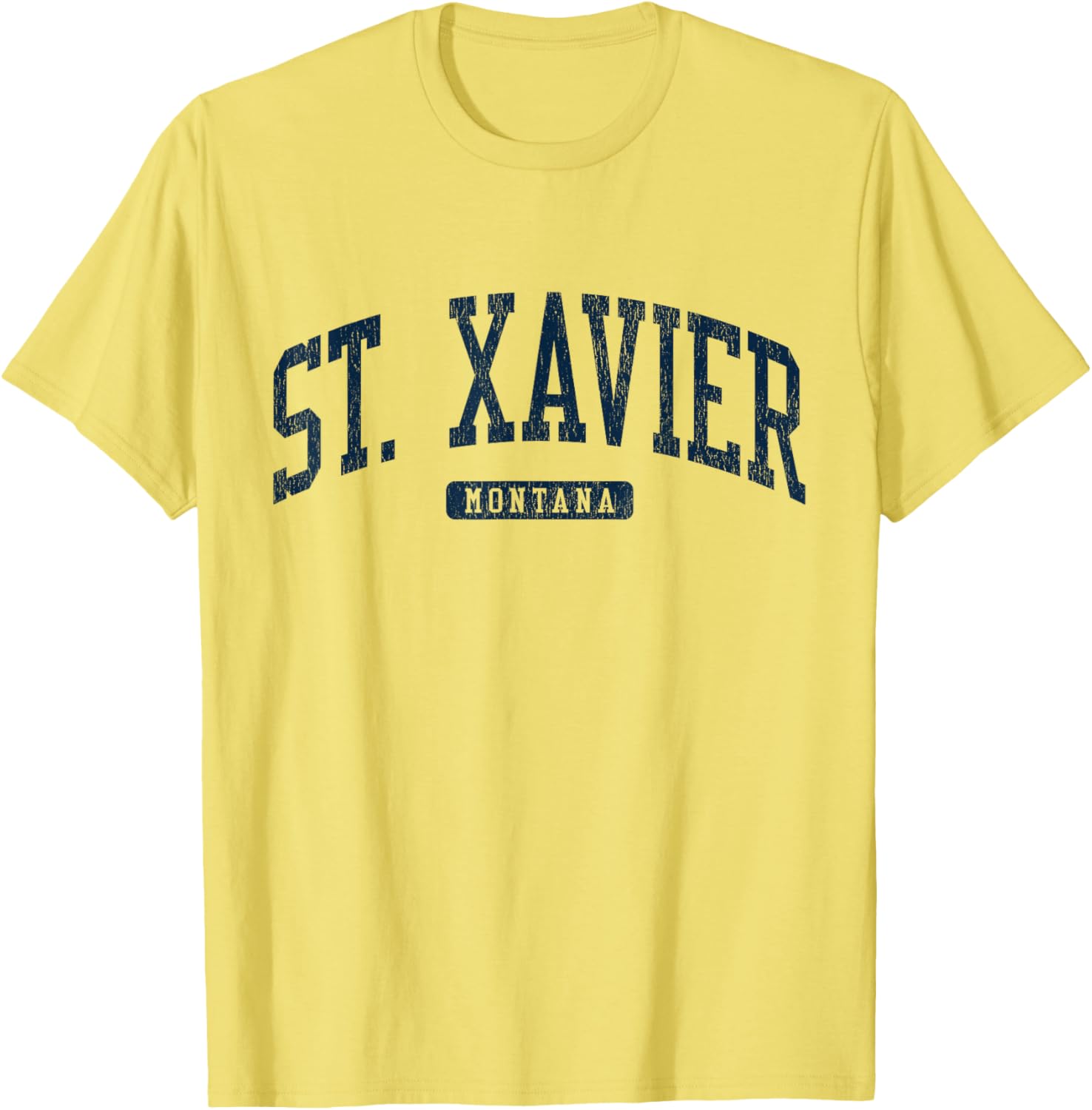 St. Xavier College Montana Blue T-Shirt for Students and Alumni - 17