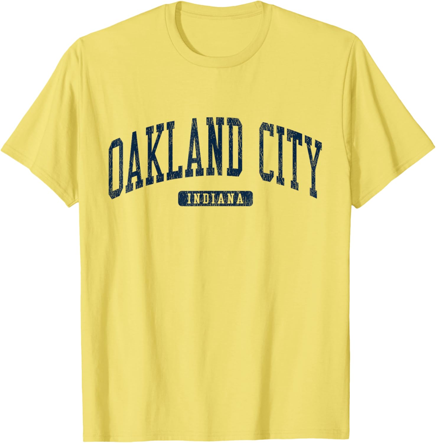 Oakland City Indiana College University Style Blue T-Shirt for Men and Women - 2