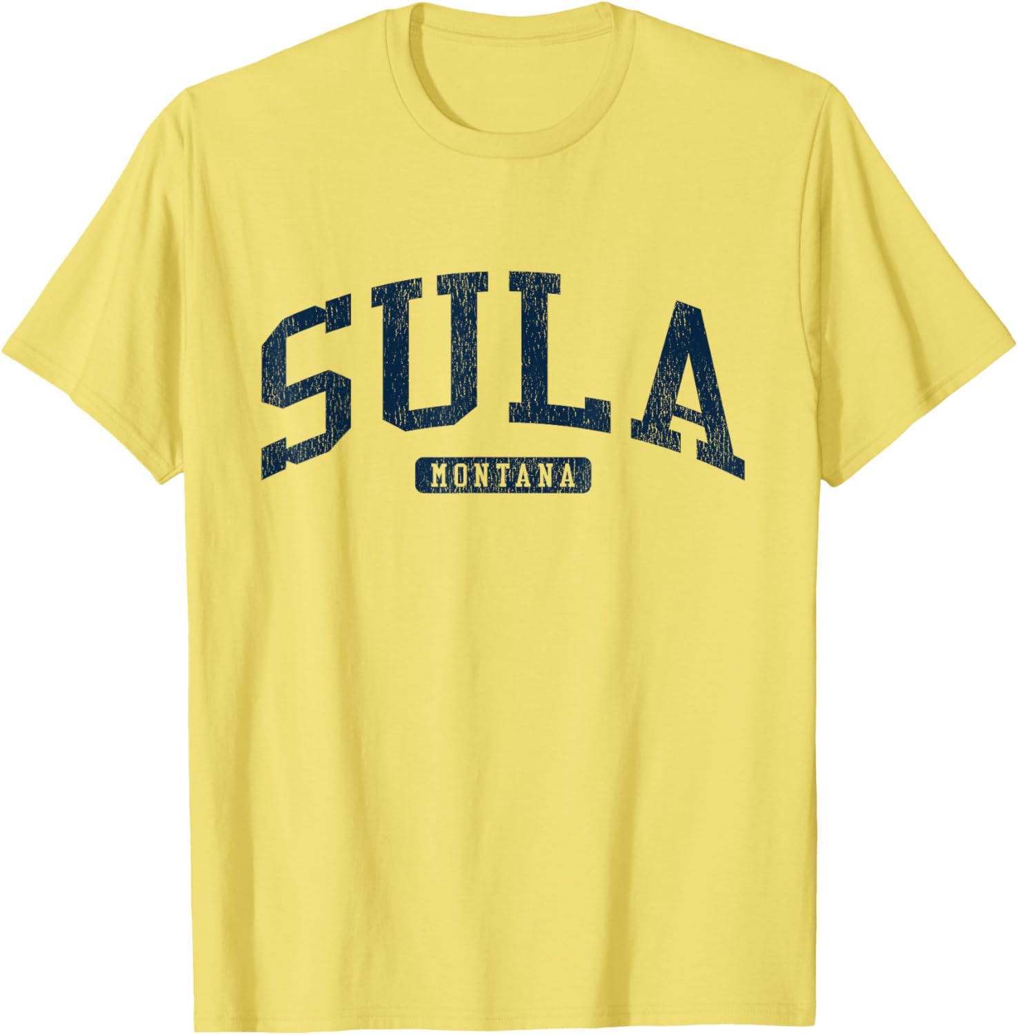 Sula Montana College University Style Blue T-Shirt for Casual Wear - 11