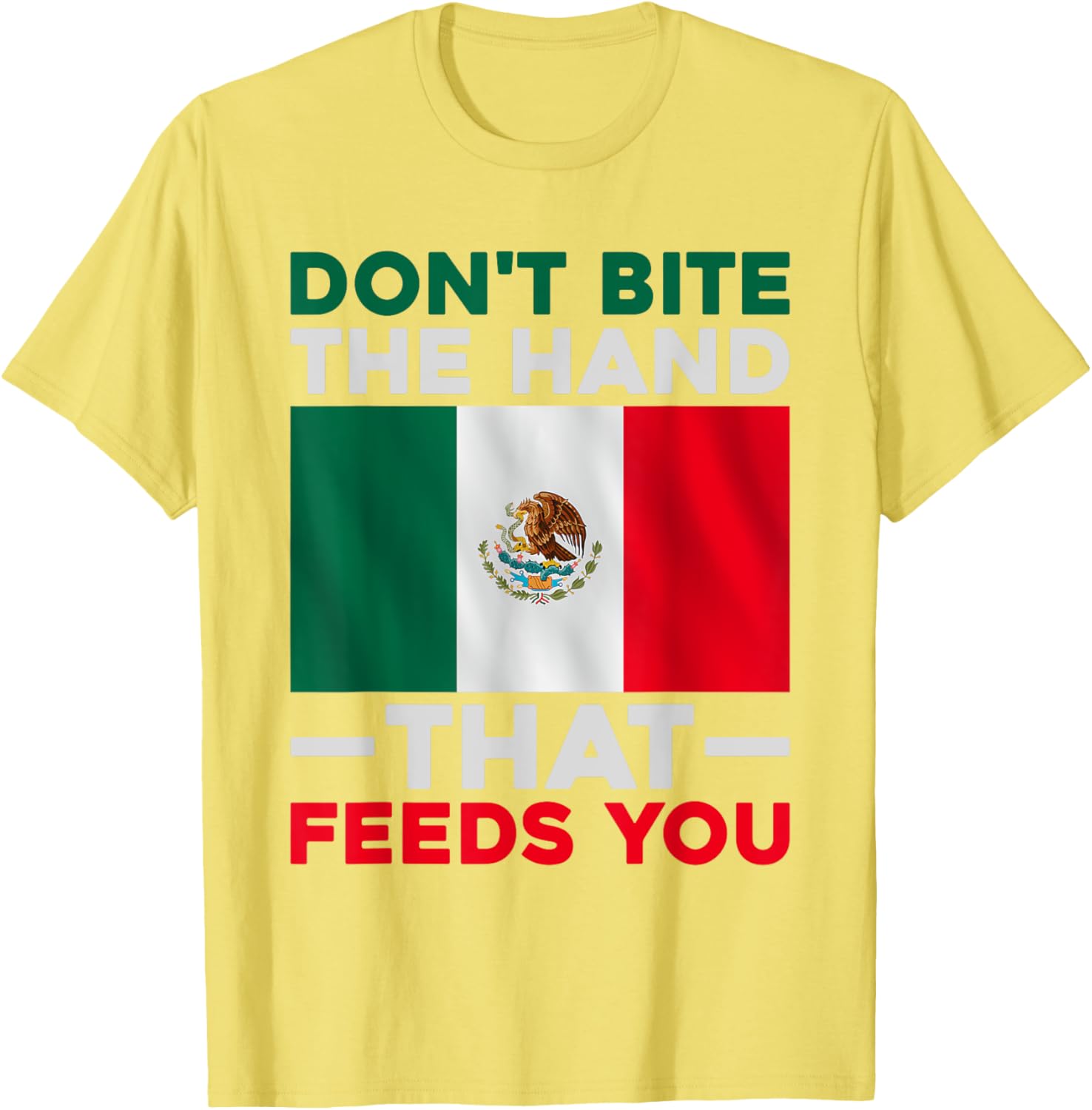Don't Bite the Hand That Feeds You Immigration Ice Raids T-Shirt - 3