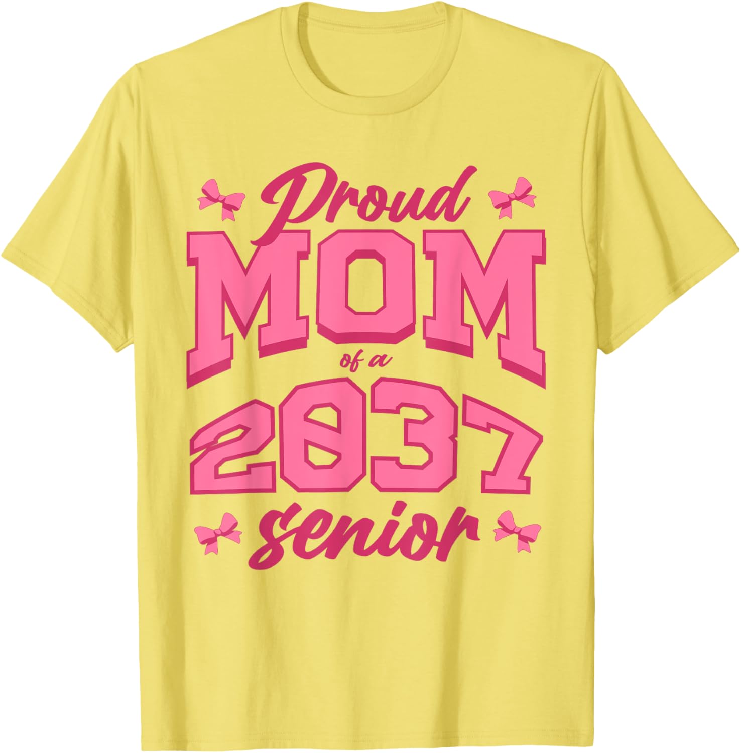 Proud Mom of 2037 Graduate Coquette T-Shirt - Stylish and Fun Apparel - 7