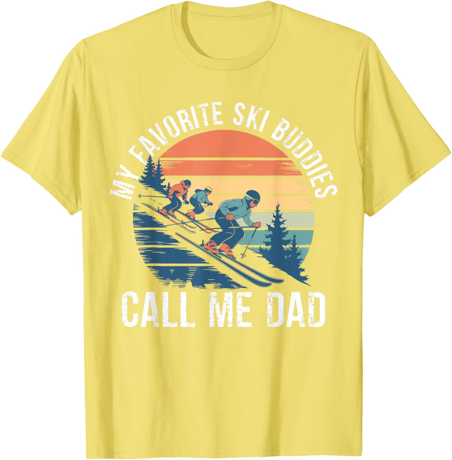Retro Ski Dad T-Shirt for Ski Lovers, Perfect Gift for Ski Buddies - 13