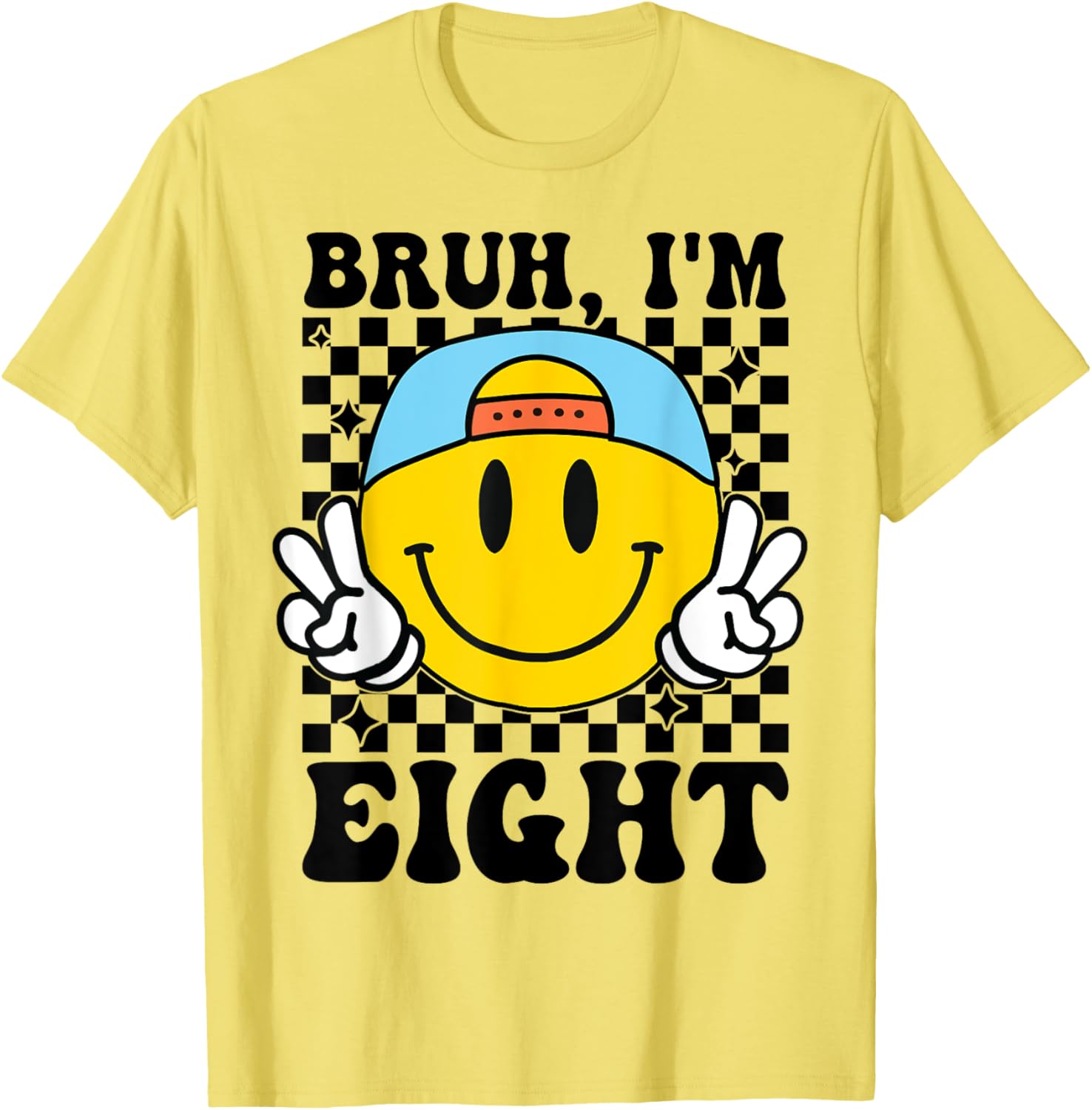 Groovy 8th Birthday T-Shirt for Boys and Girls Fun Gift Idea - 21