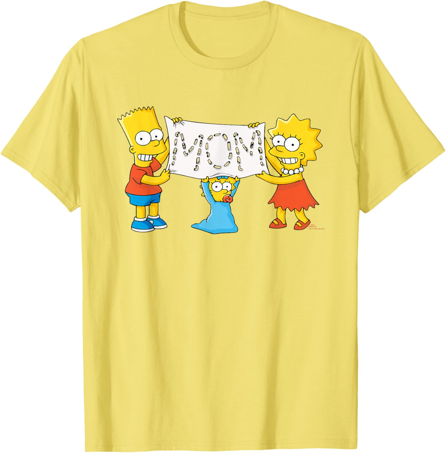 The Simpsons Macaroni Art T-Shirt Perfect Mother's Day Birthday Gift - 4