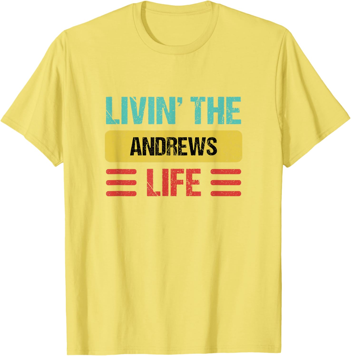 Personalized Andrews Name T-Shirt for Cool Casual Style and Fun - 3
