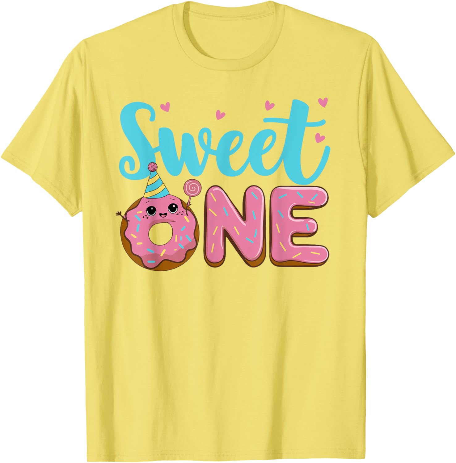 Adorable Donut Family Matching T-Shirt for 1st Birthday Girl Celebration - 6