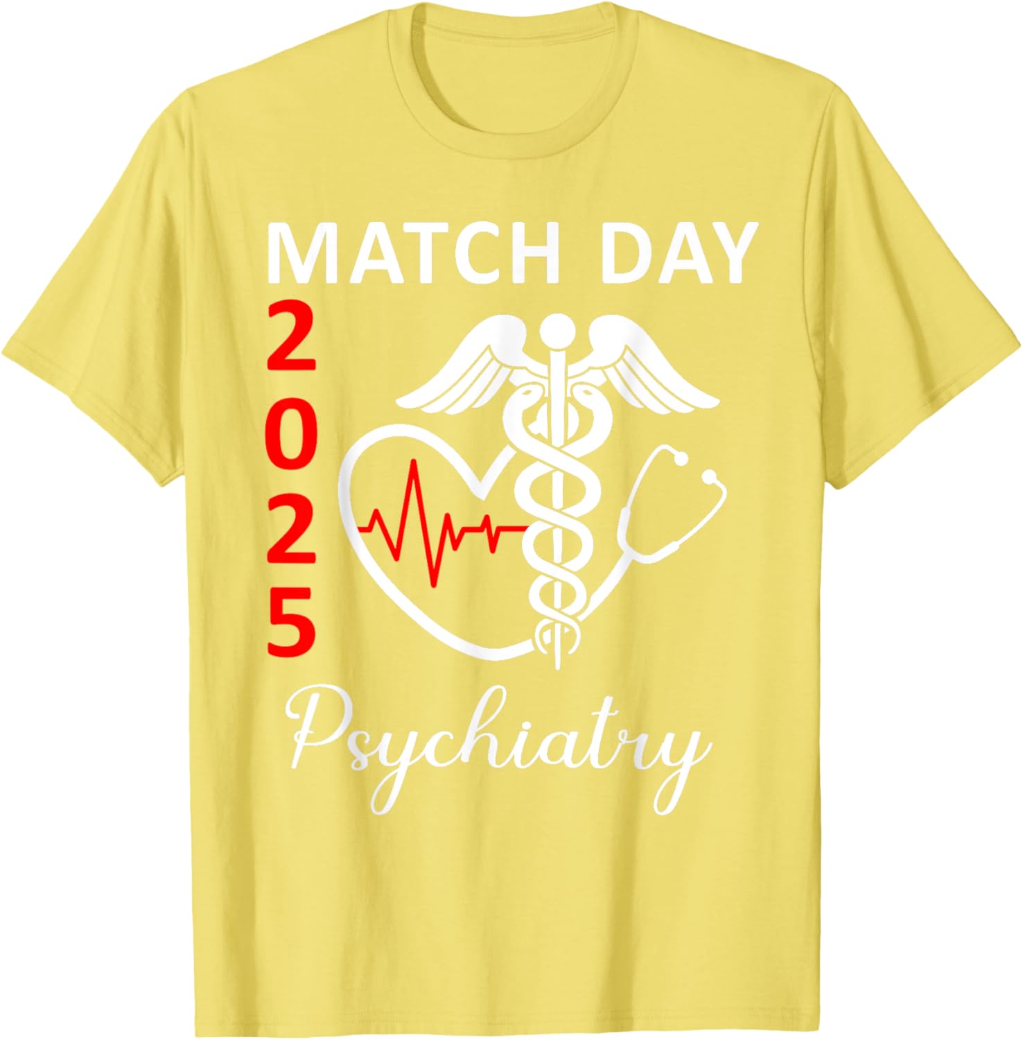 Match Day 2025 Psychiatry Residency T-Shirt for Future Doctors MD - 2