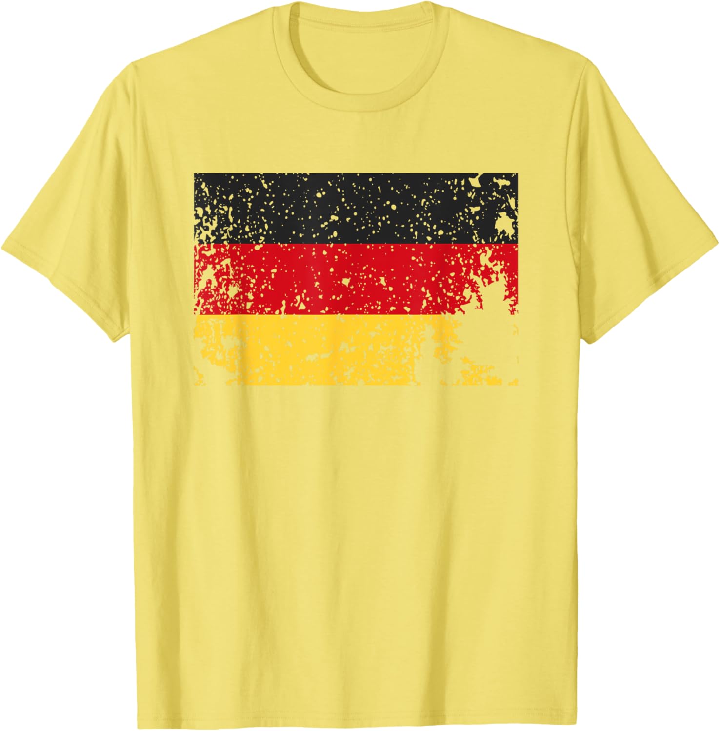 Retro Worn Germany Flag T-Shirt Grunge Distressed German Colors Style - 2