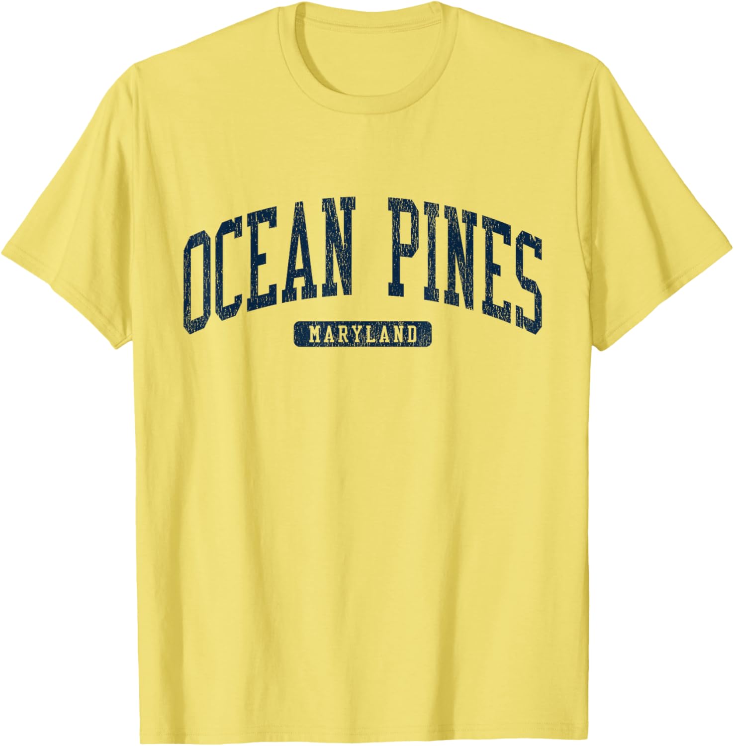 Ocean Pines Maryland College Style Blue T-Shirt for Casual Wear - 12