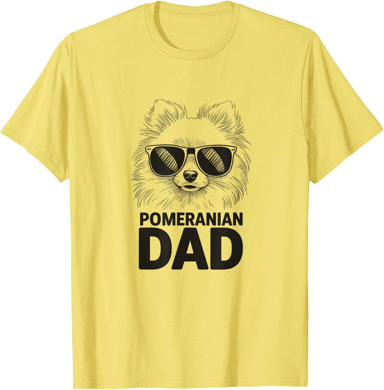 Pomeranian Dad T-Shirt for Men Cute Pom Dog Design Gift Idea - 4