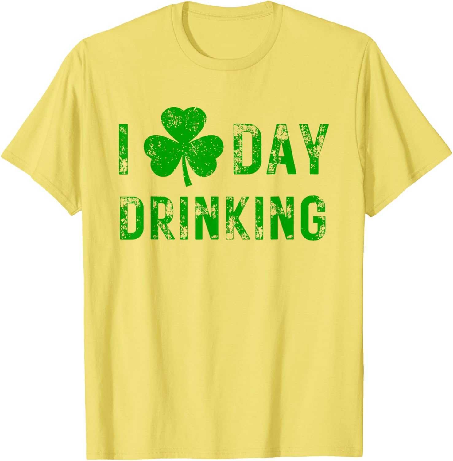 I Love Day Drinking Shamrock Heart St Paddy's Day T-Shirt for Fun Celebrations - 1
