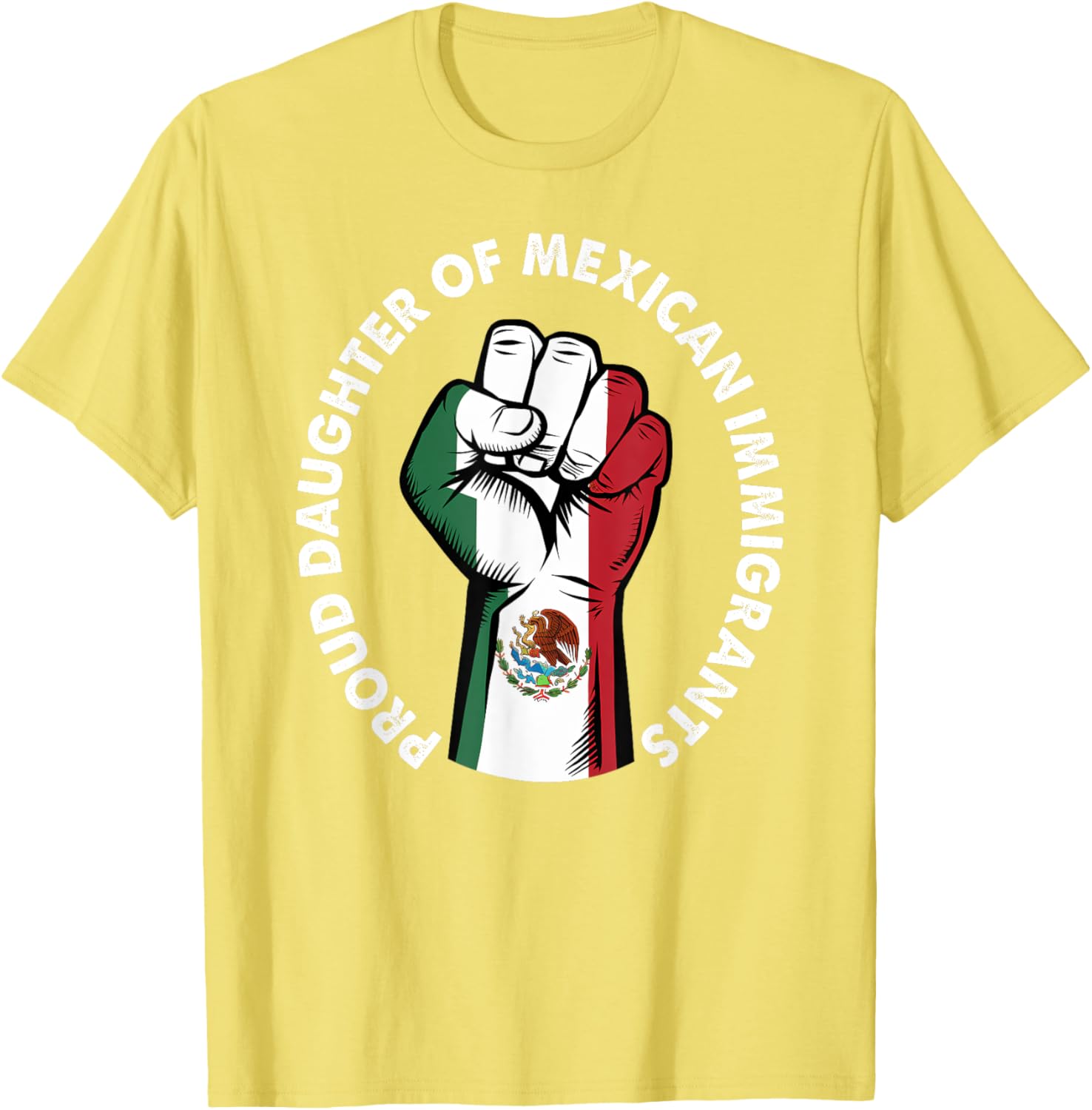 Proud Daughter of Mexican Immigrants Mexico Flag T-Shirt for Women - 17
